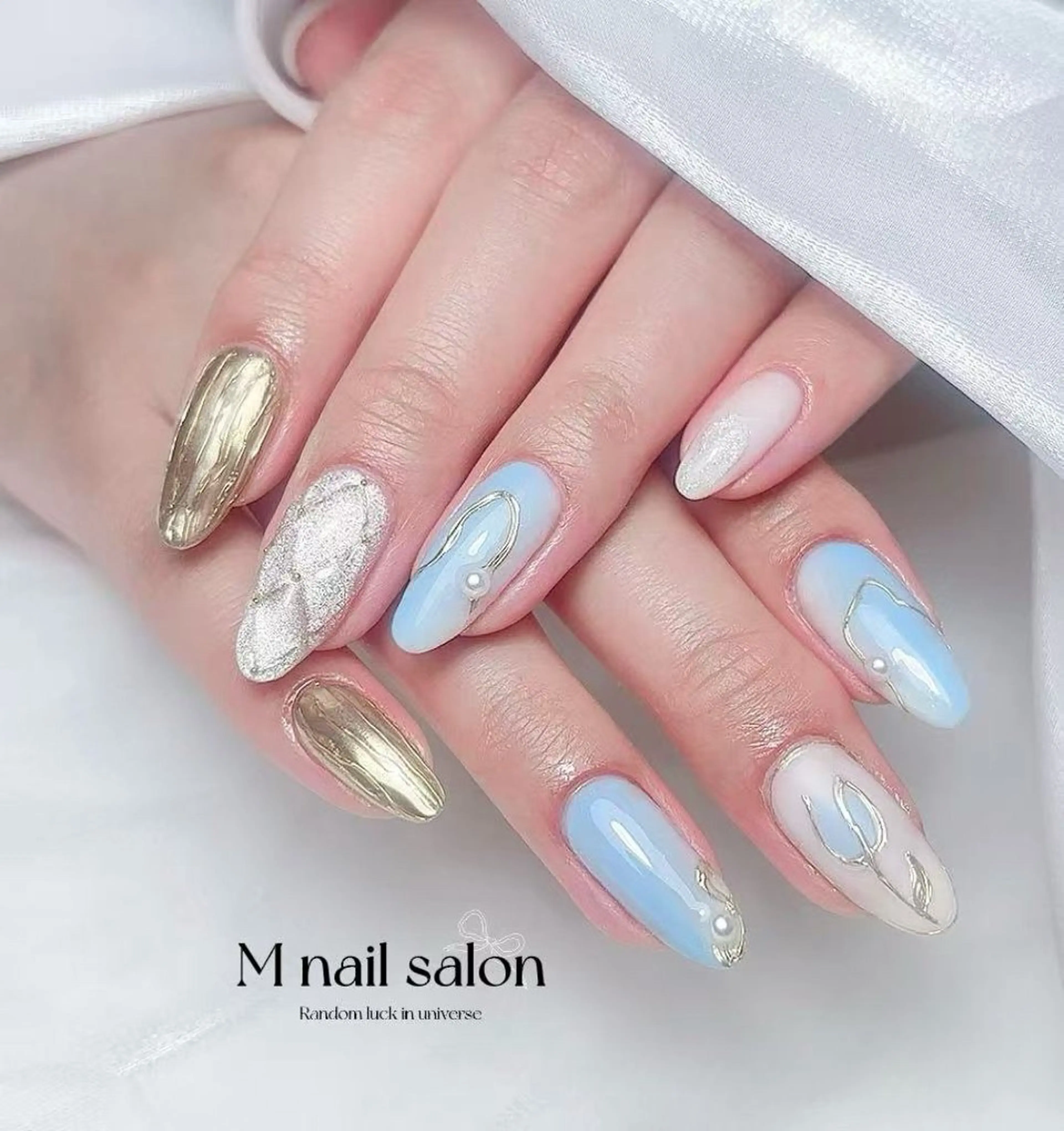 ネイル M🌷nail 長さだし専門店のネイルデザイン