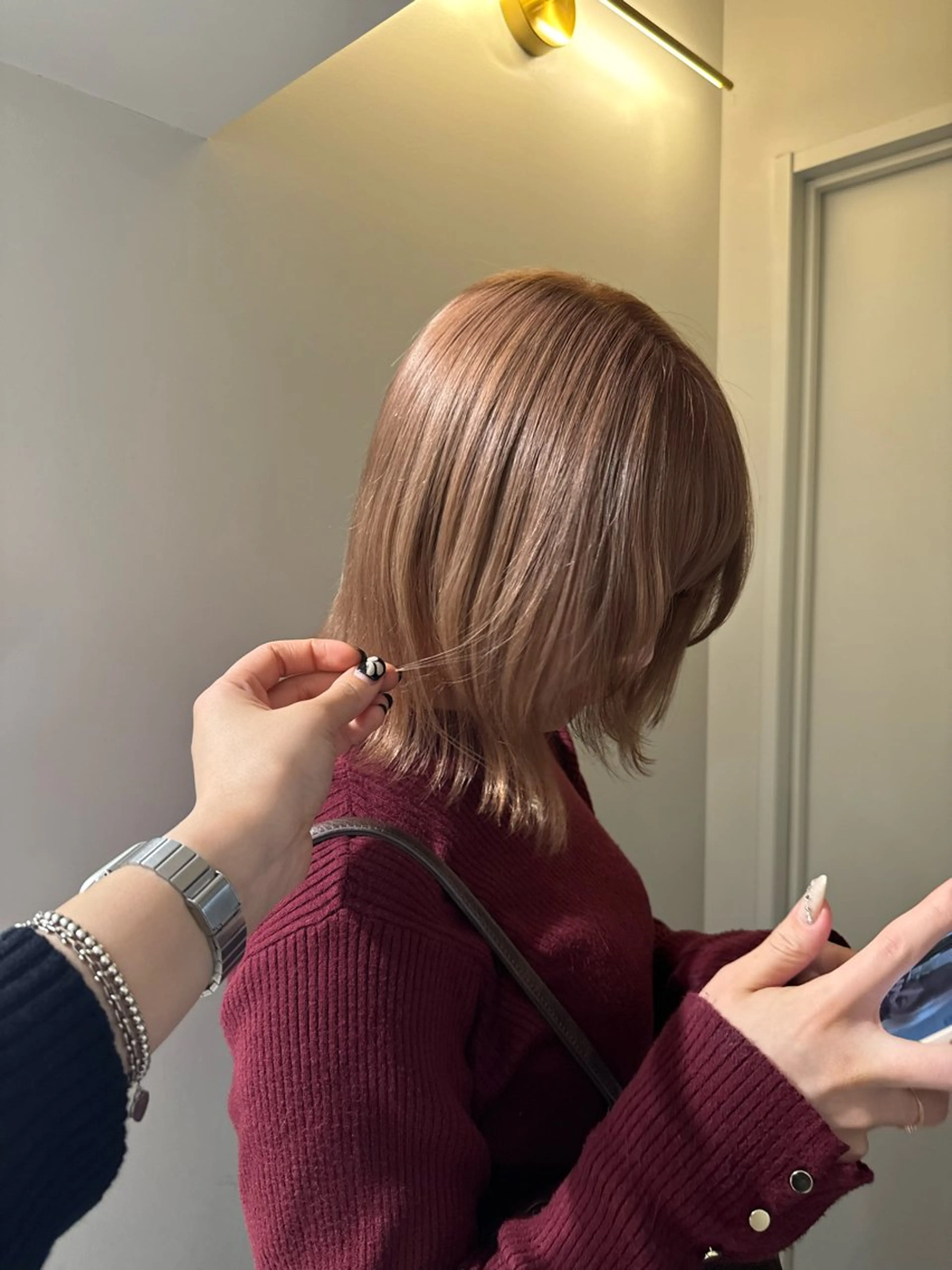 カラー ヘアカラー 中澤 眸乃のヘアスタイル