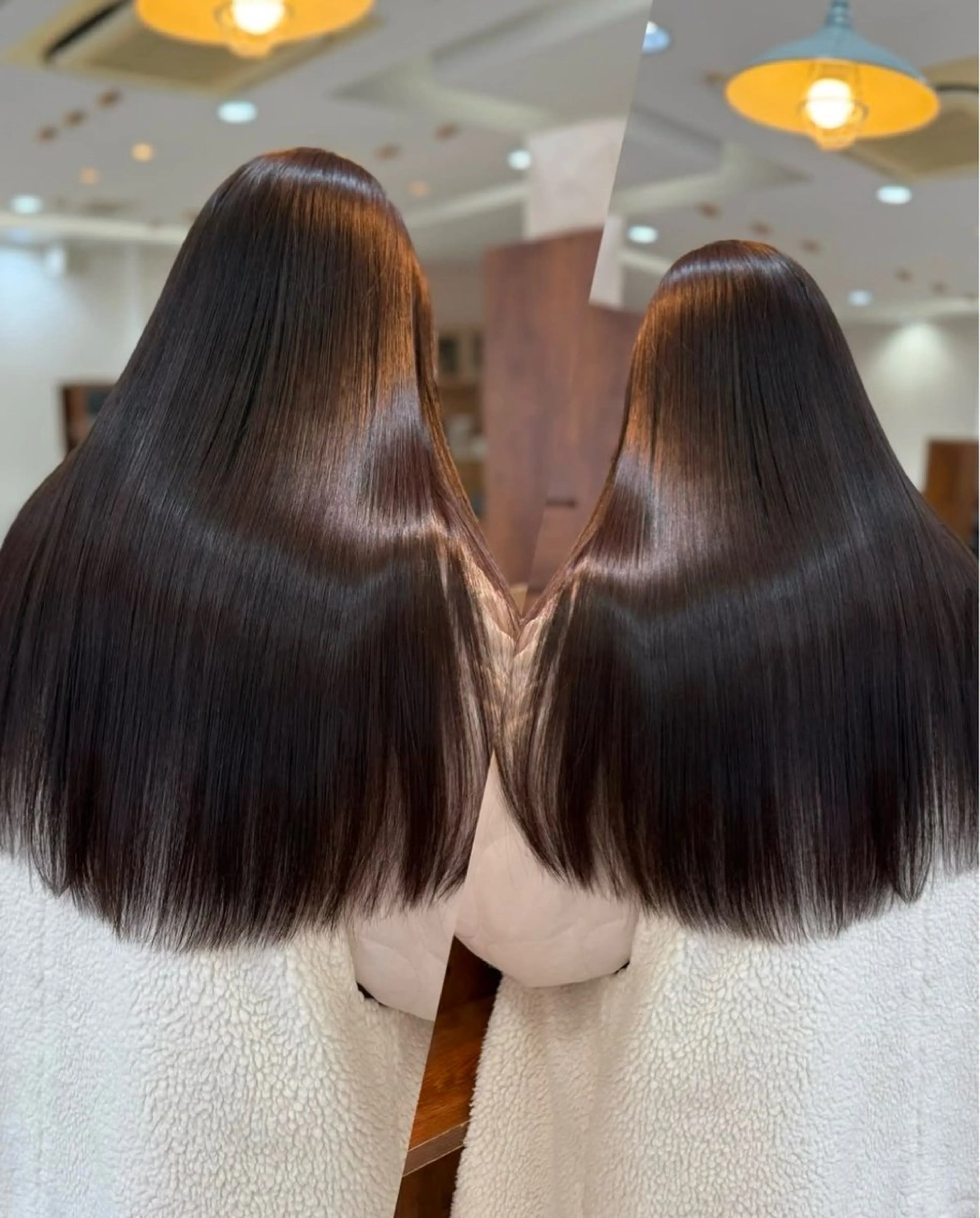 ロング 永山 采佳のヘアスタイル