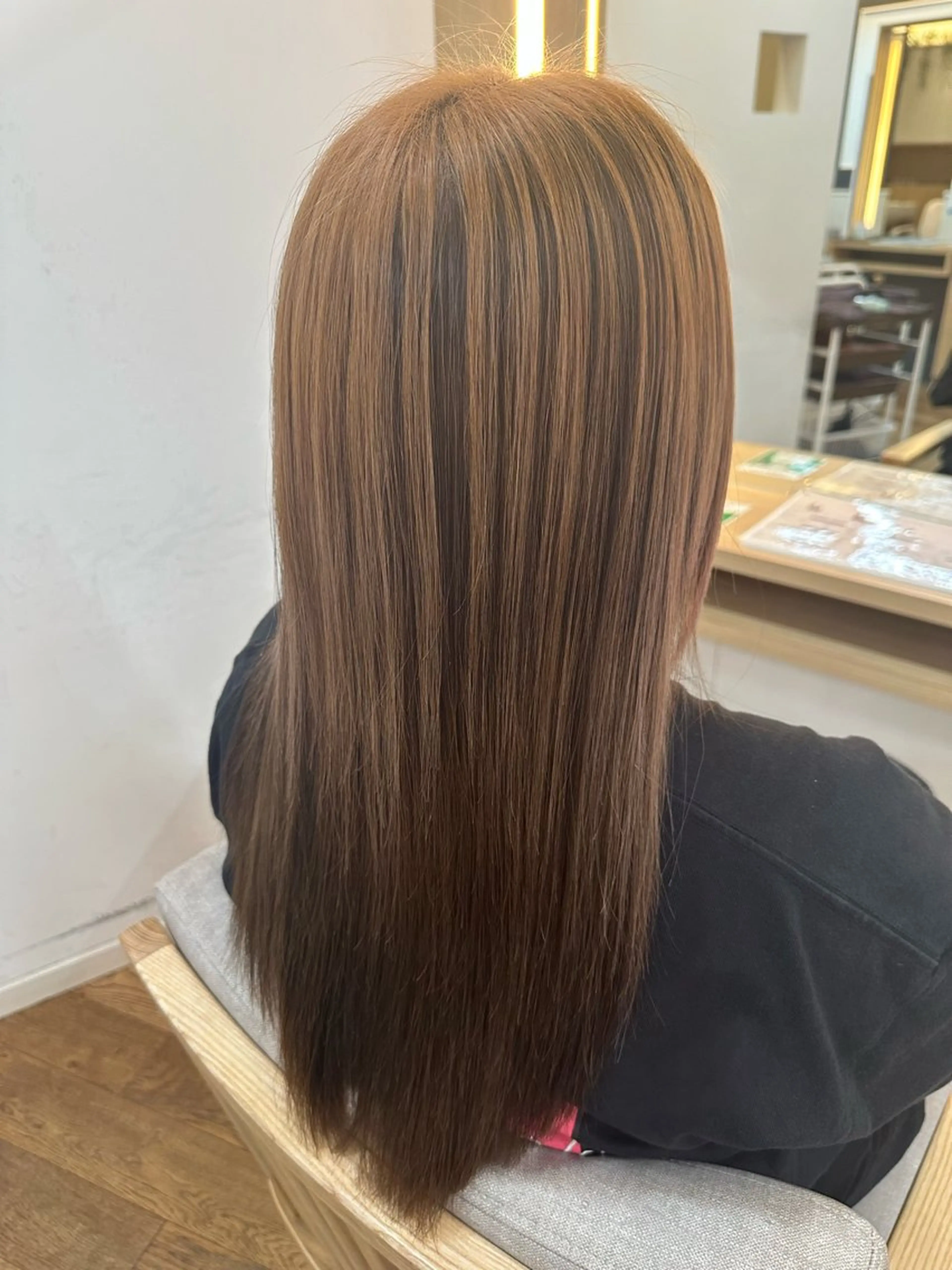 ロング カラー ヘアカラー トリートメント テクニカルディレクタ ー葛西凌大のヘアスタイル