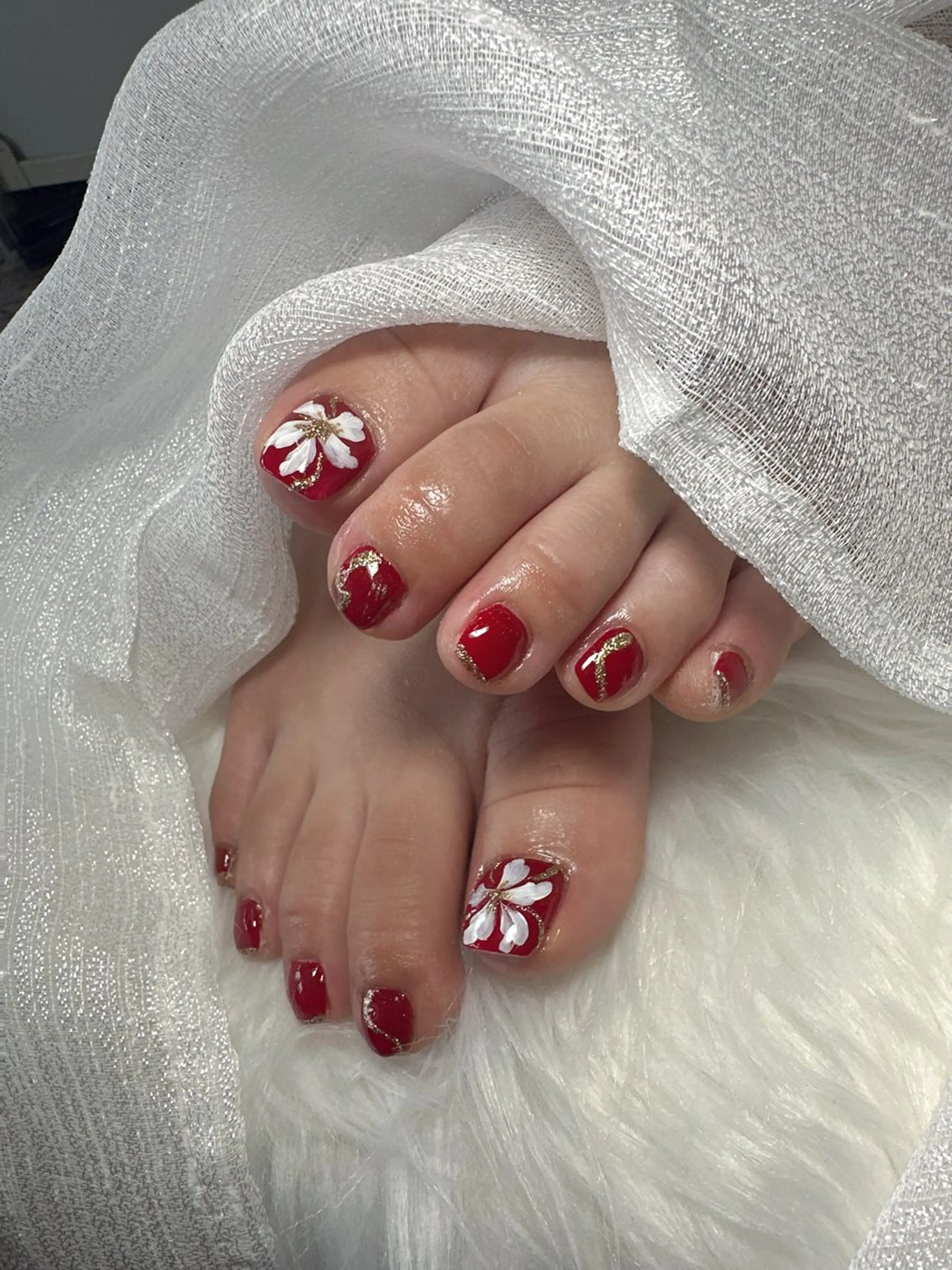 ネイル フットネイル HANA NAILのネイルデザイン