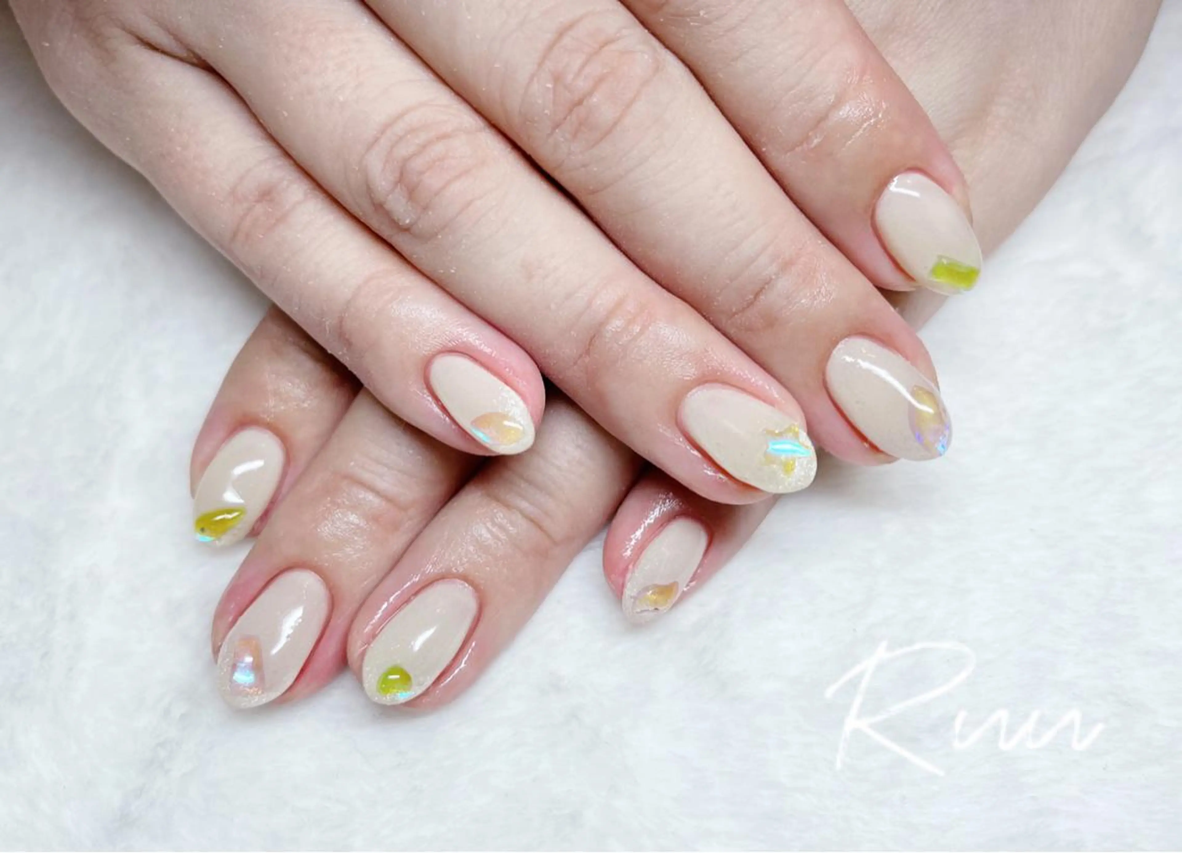 ネイル アートネイル フットネイル フレンチネイル キラキラネイル 韓国ネイル Nail salon Ruuのネイルデザイン