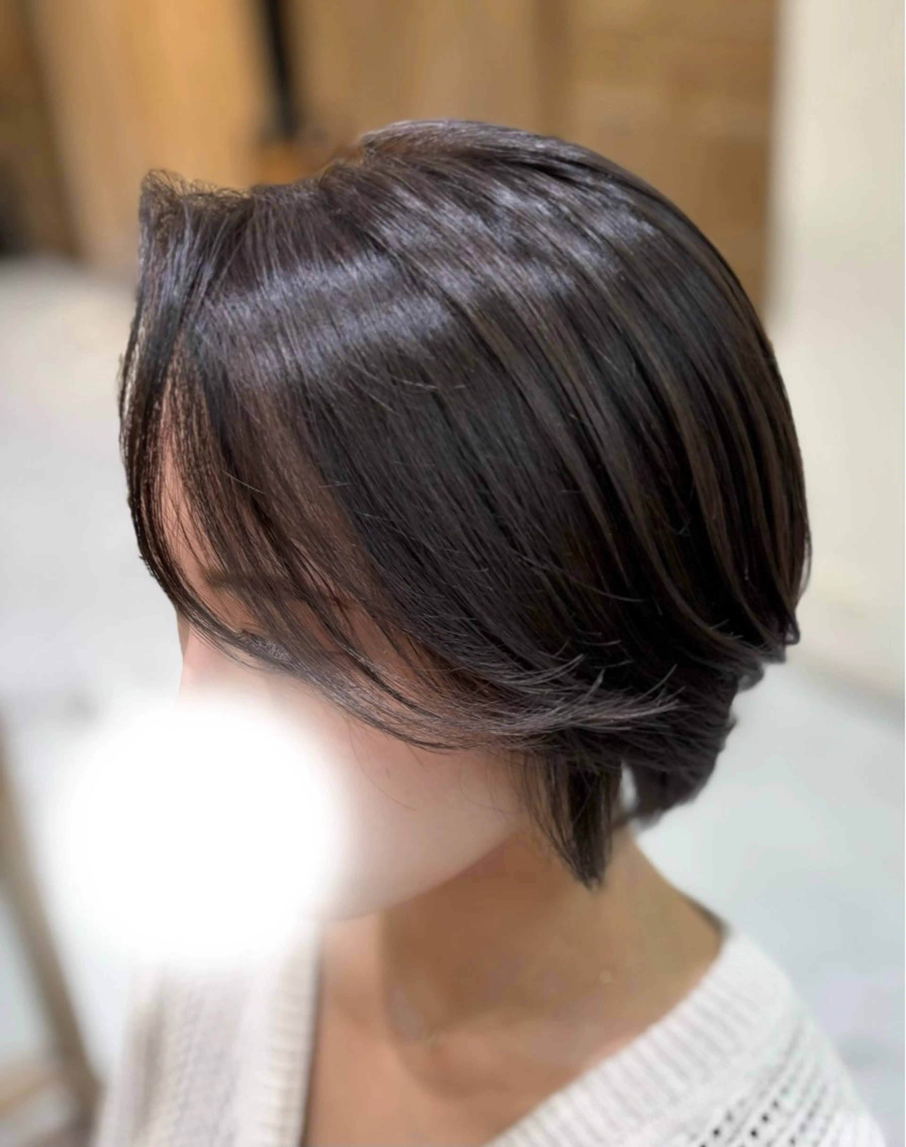 ショート カット トリートメント 透明感グレージュ/ うるツヤヘア/静岡のヘアスタイル