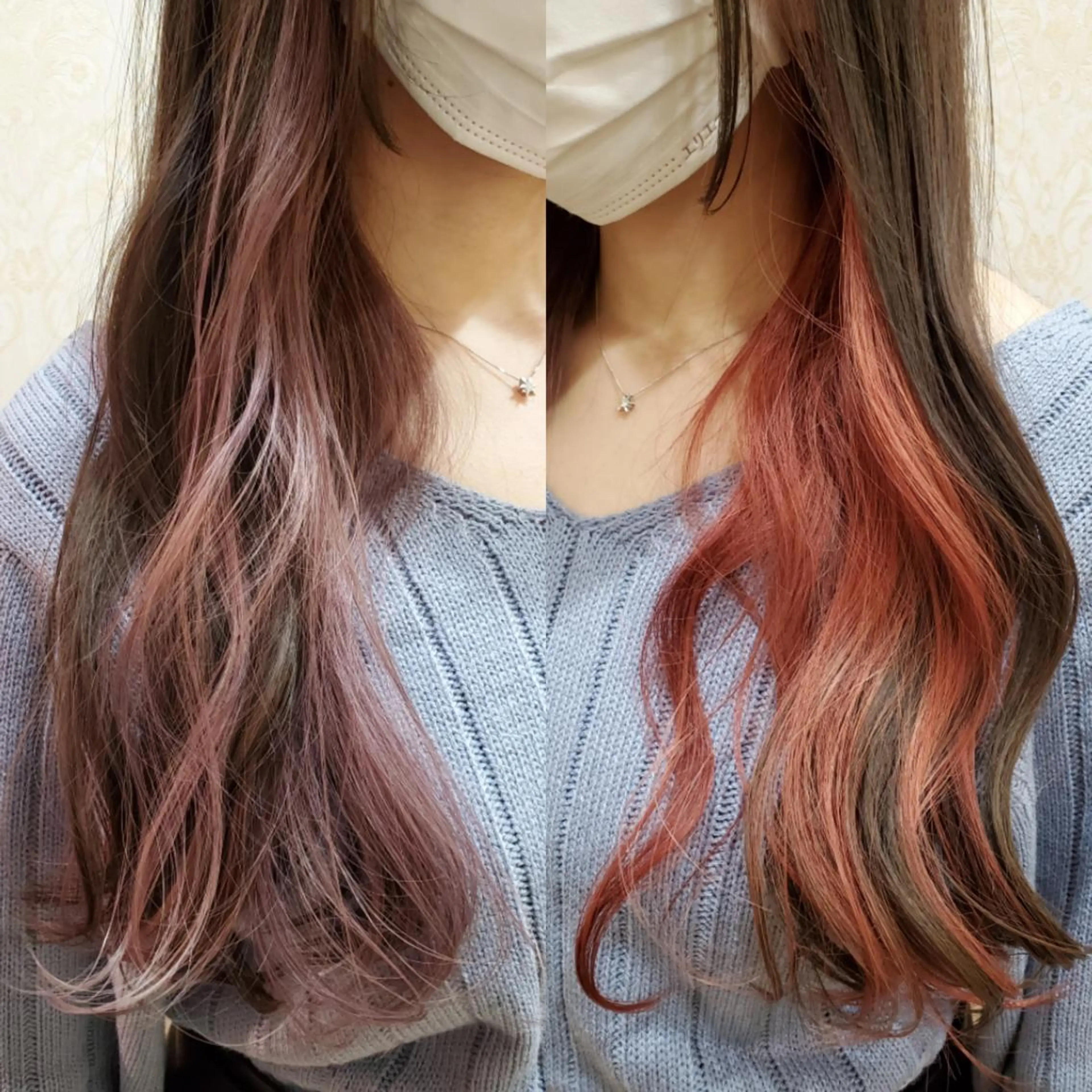 ロング カラー ブリーチ ケアブリーチ インナーカラー 滝沢 嵩大のヘアスタイル