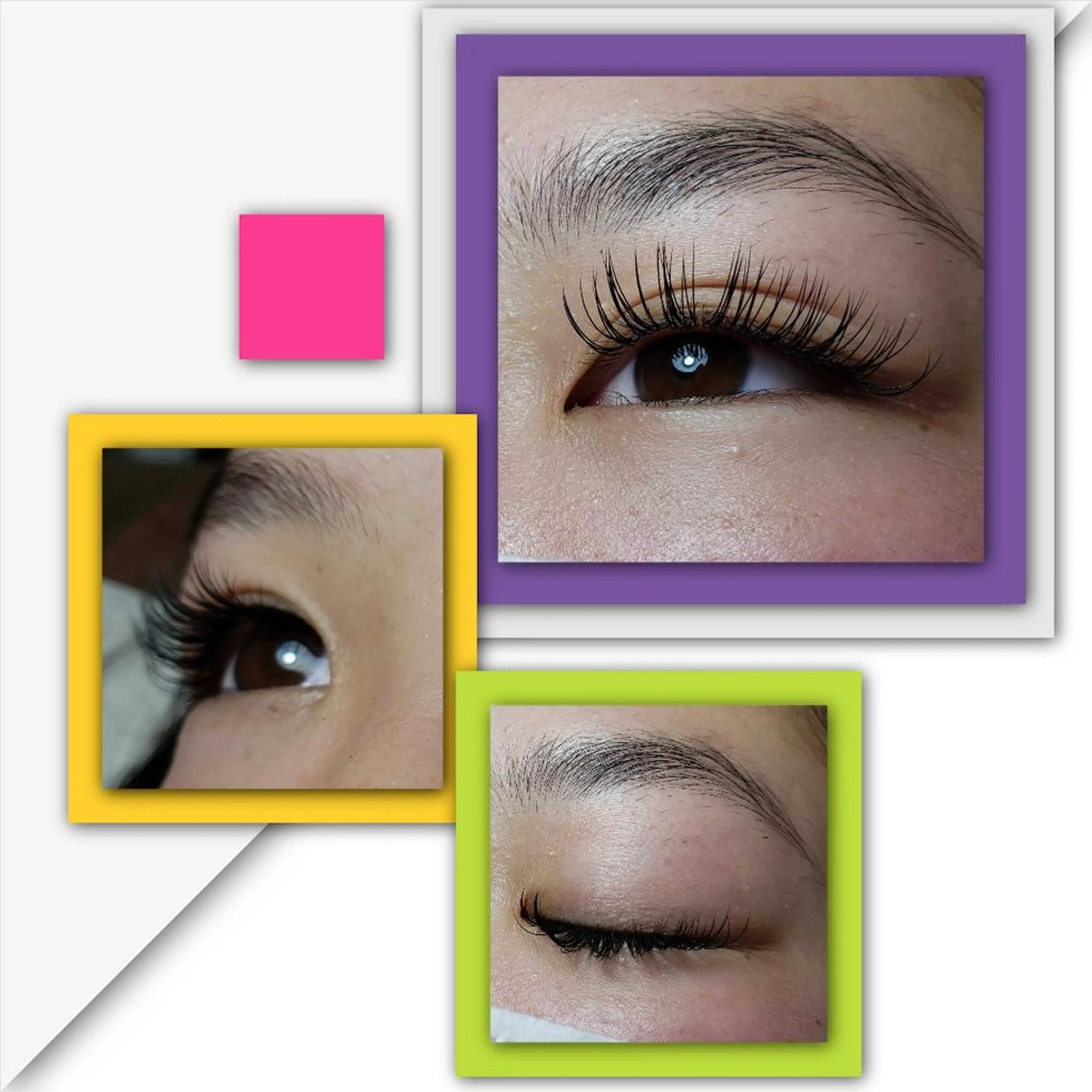 マツエク・マツパ Cカール キュート Rouge ・ K  　のマツエク・マツパデザイン