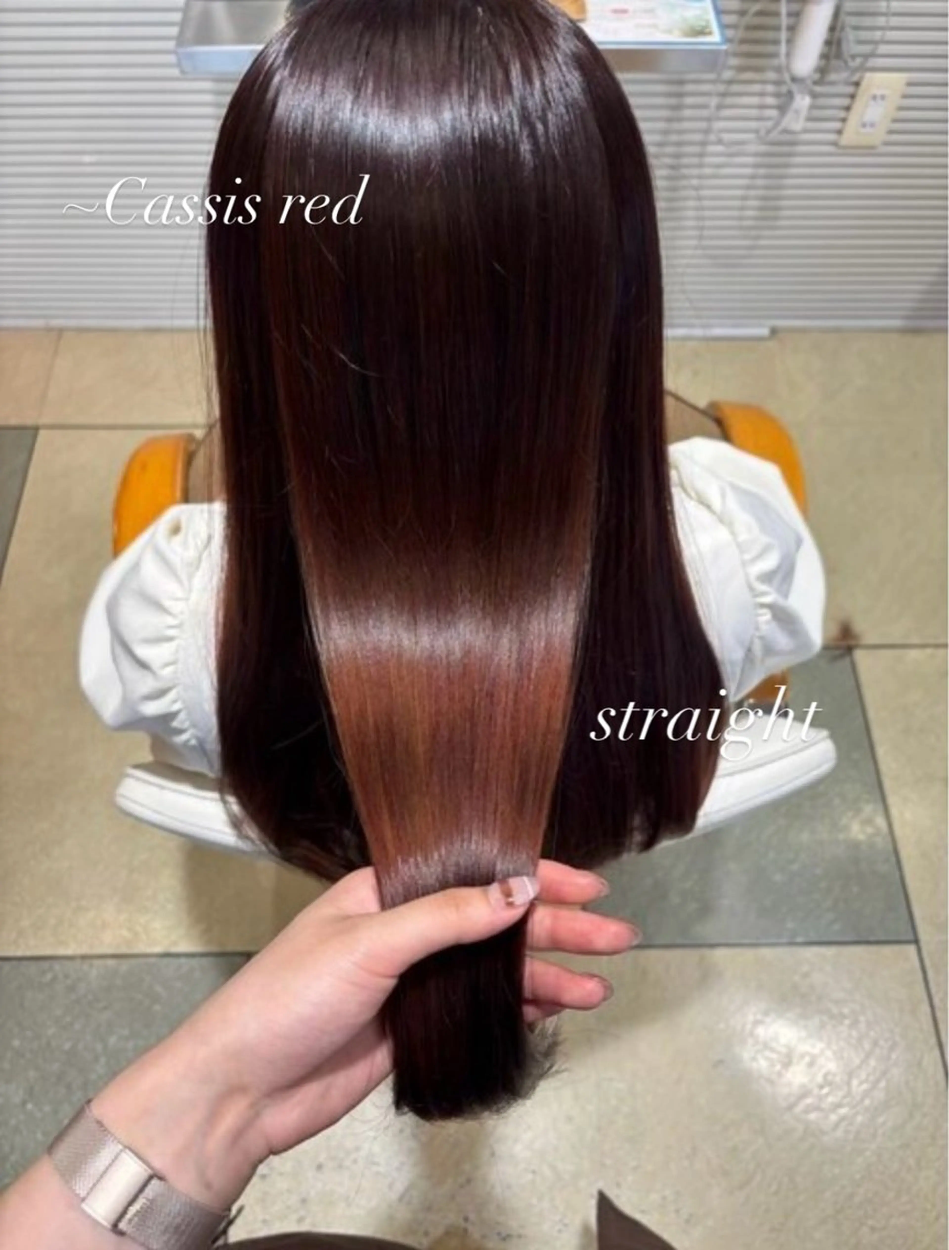 ロング カラー トリートメント カット ヘアカラー トリートメント ヘッドスパ レイヤー/透明感 /髪質改善/ほのかのヘアスタイル