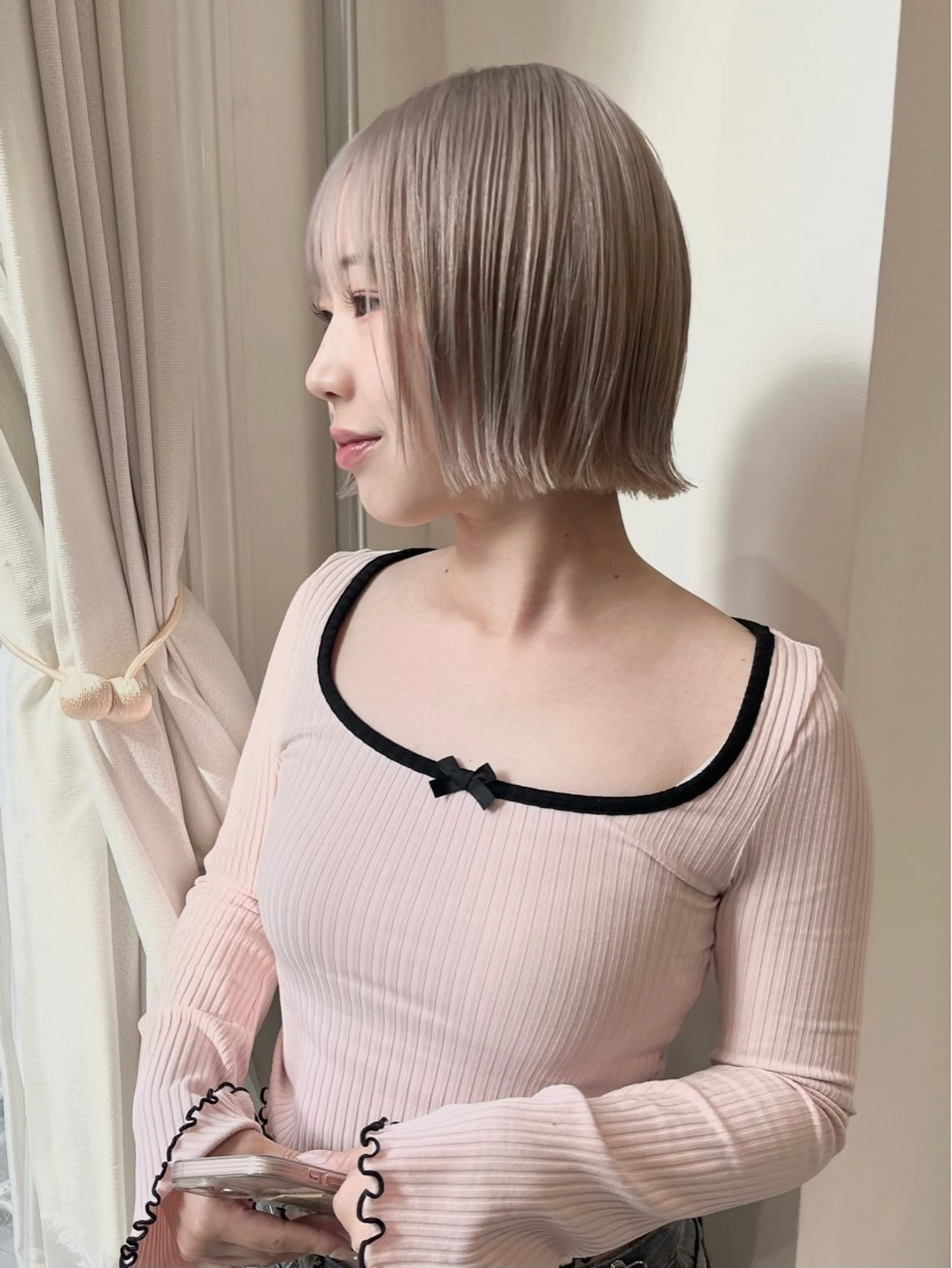 ショート カット ヘアカラー トリートメント keshiki🦋 Nanaのヘアスタイル