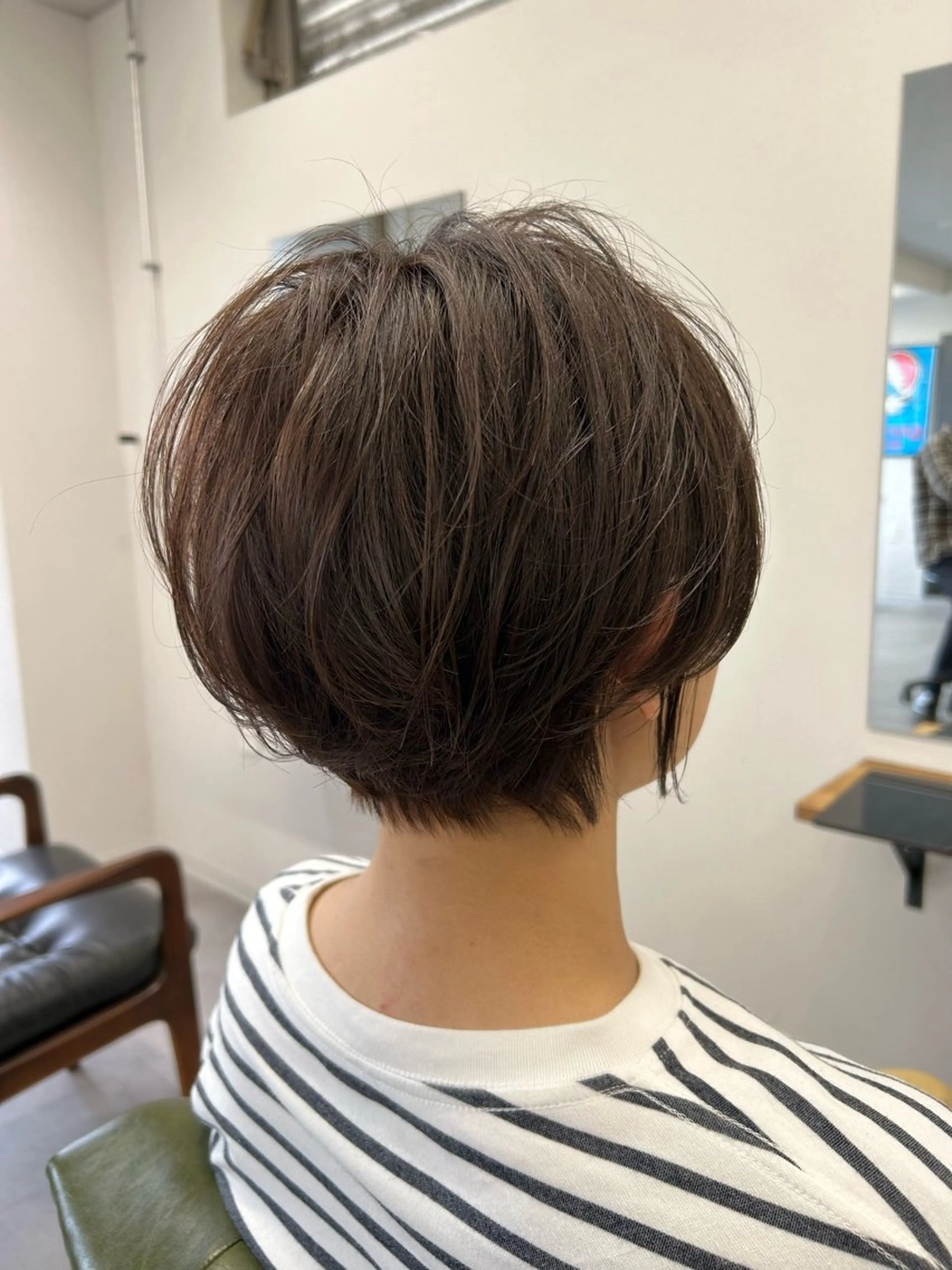 ショート カラー ショートボブ ボブ ショートヘア カット ヘアカラー トリートメント SHAFT Ieiriのヘアスタイル