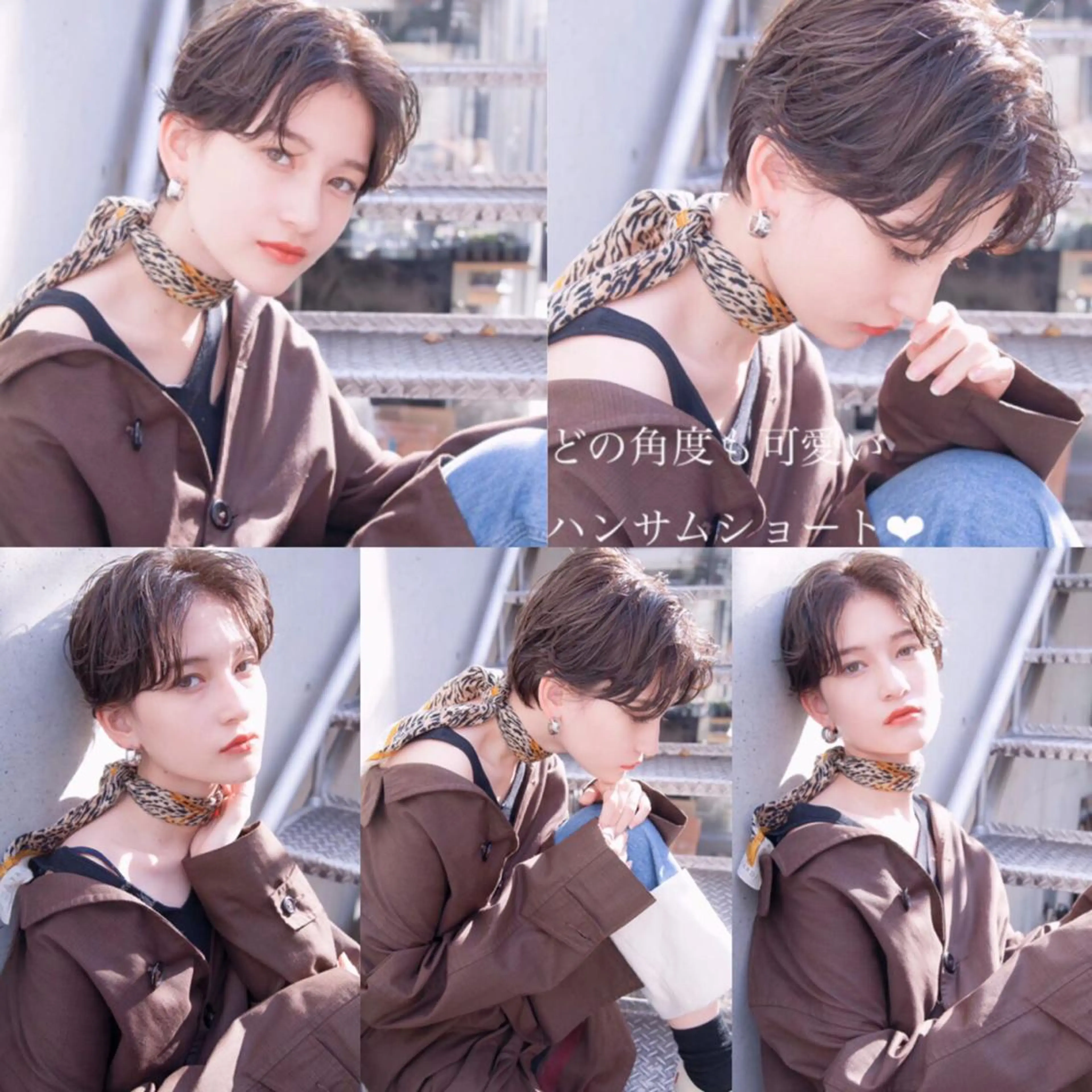 ショート カラー パーマ 💘透明感カラー💘 沖本 将宏のヘアスタイル