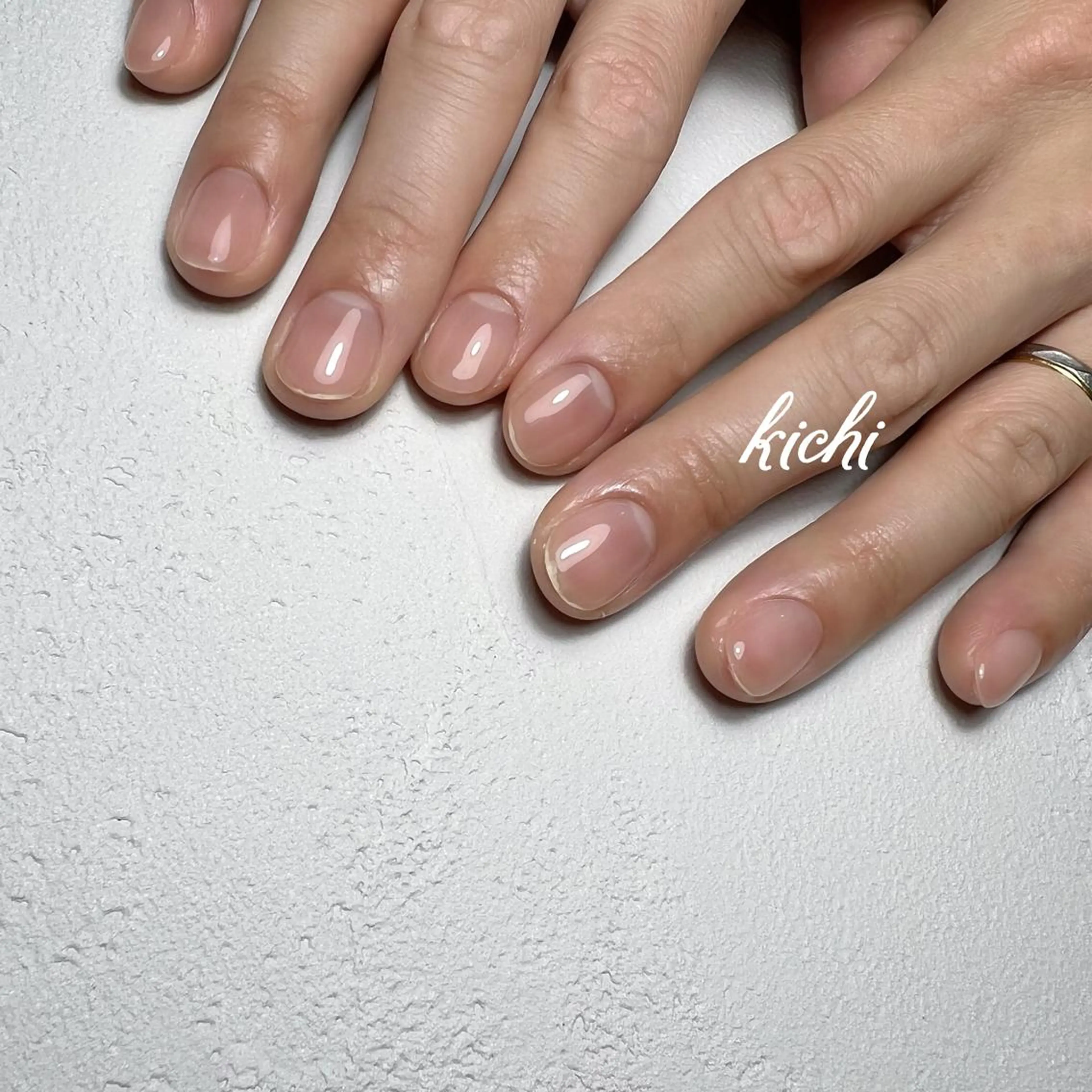 ネイル クリアネイル メンズネイル kichi･: *のネイルデザイン