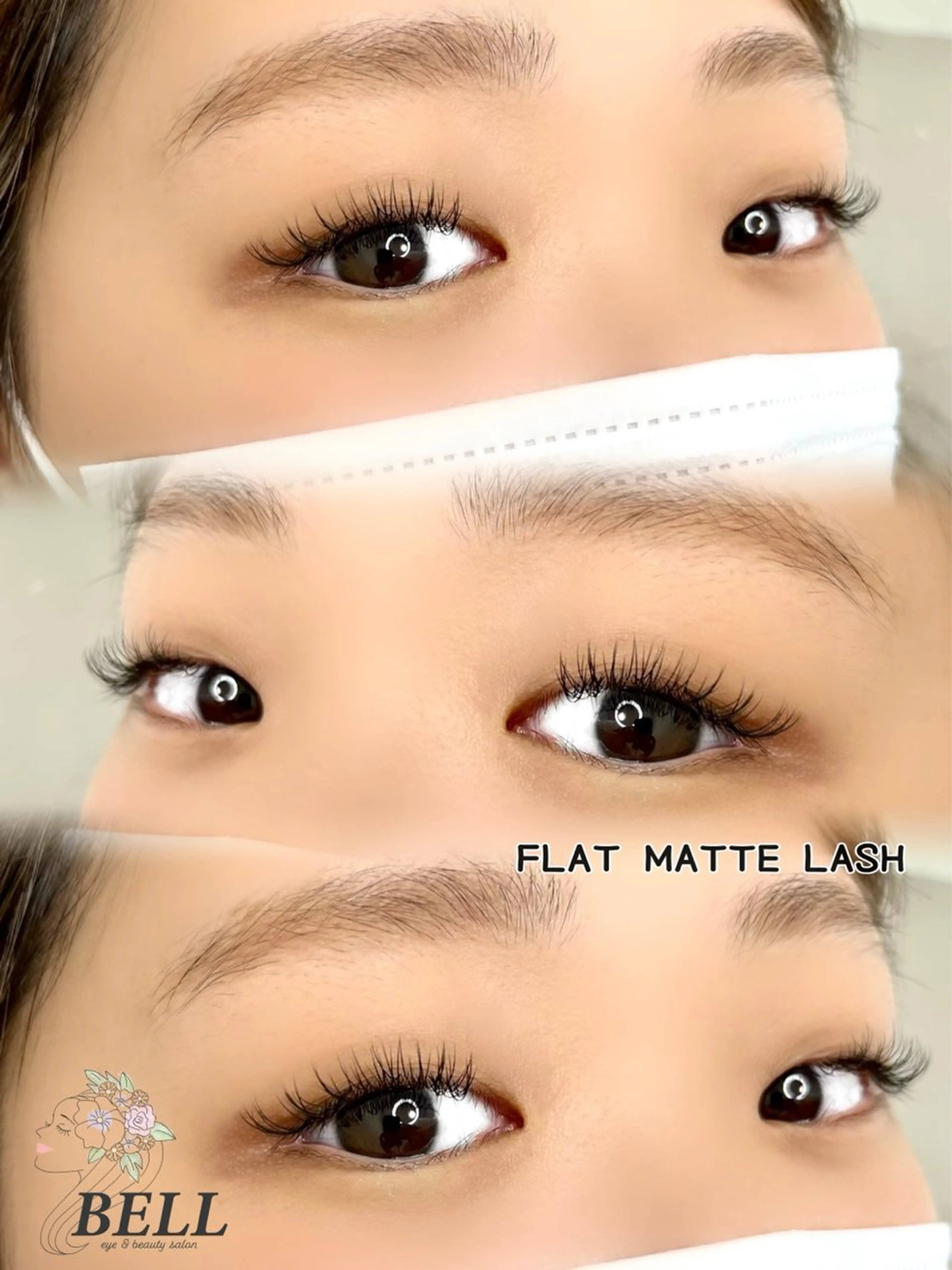 マツエク・マツパ フラットラッシュ BELL eye＆beautyのマツエク・マツパデザイン