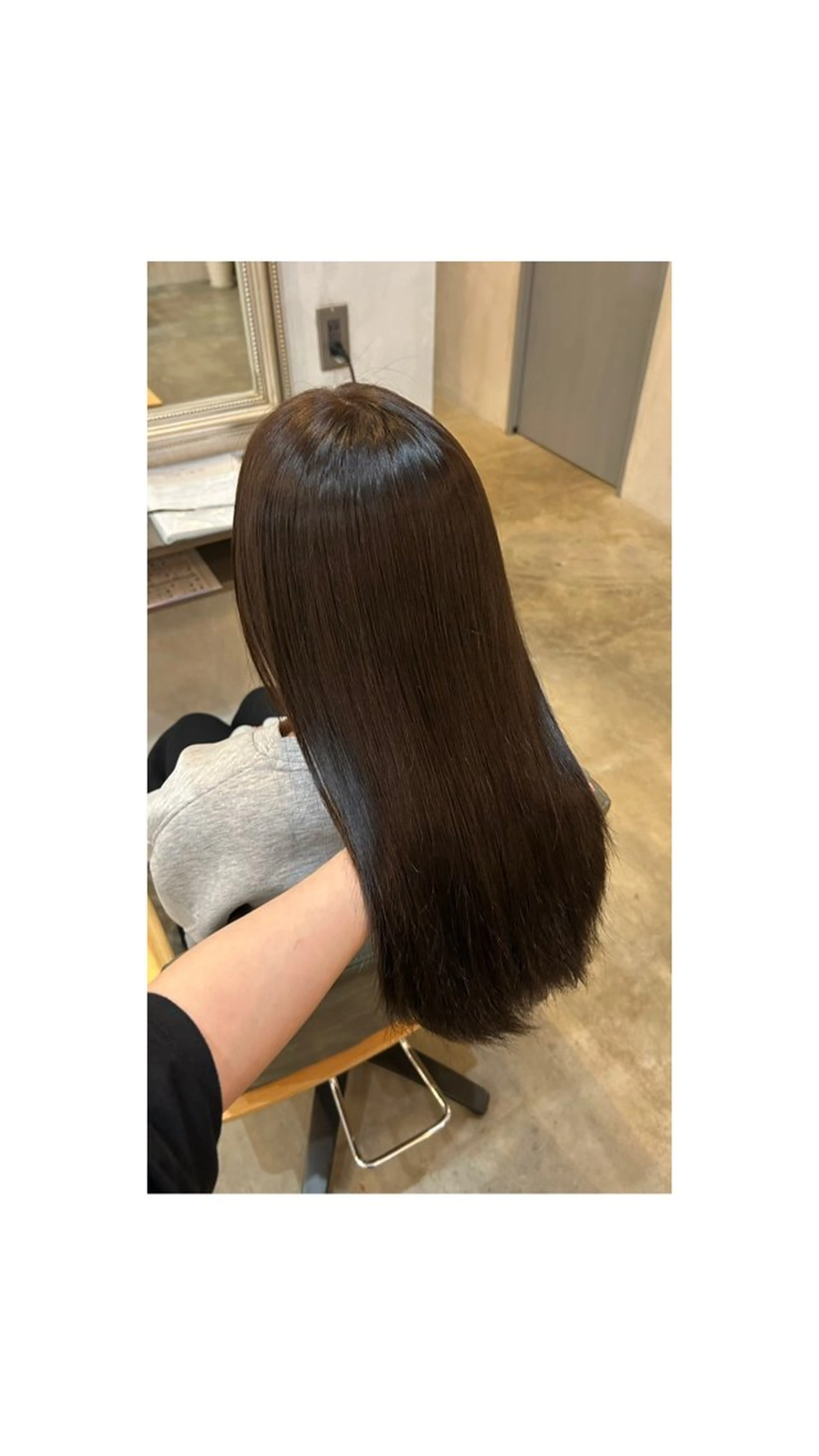 セミロング 長谷川 楓恋のヘアスタイル