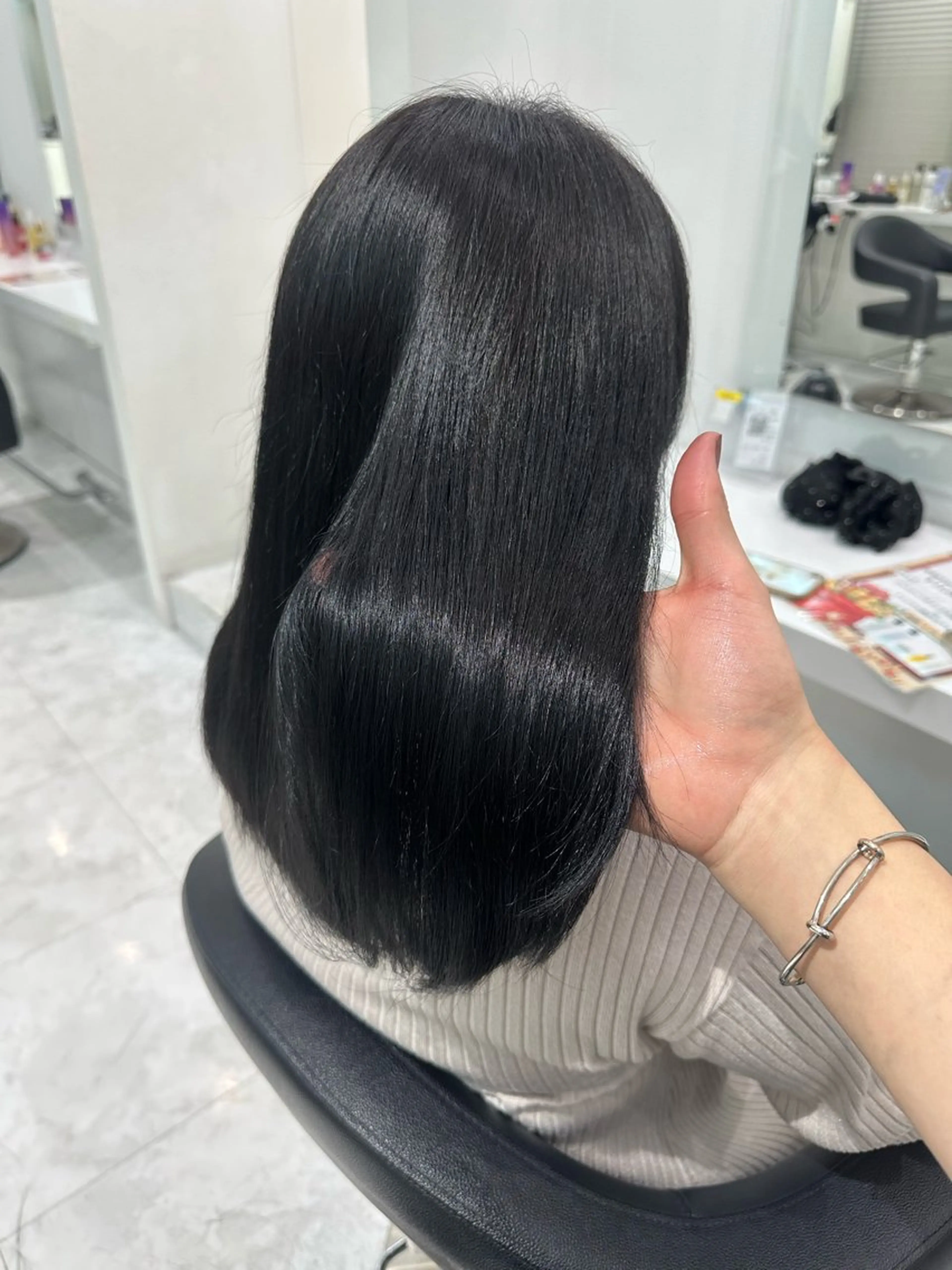 セミロング カラー ケアカラー カット ヘアカラー ヘアセット 🐺韓国風メンズ特化 あさひ🐺のヘアスタイル