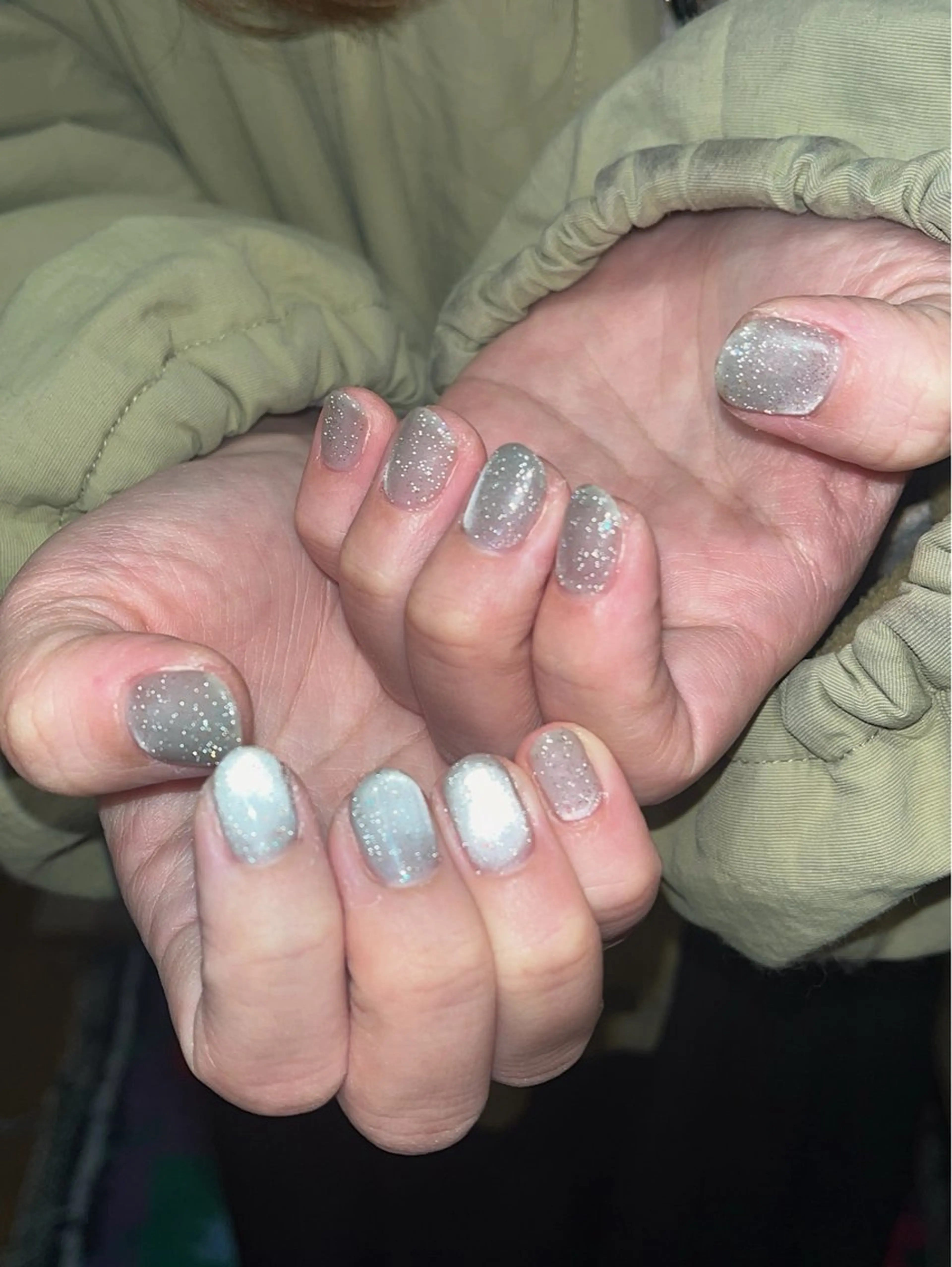 ネイル ラメ(グリッター) マグネットネイル ハンドネイル nail RINAのネイルデザイン