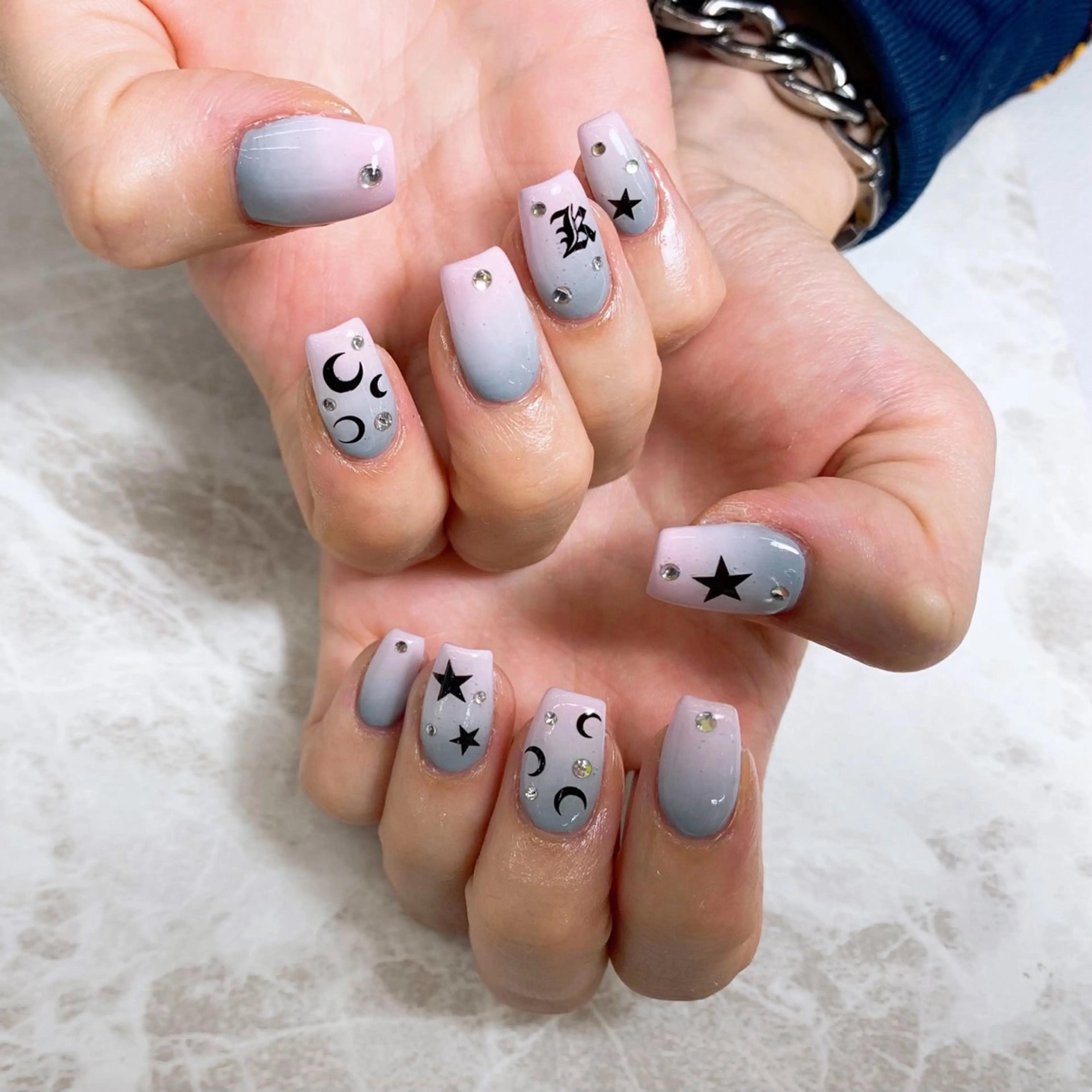 ネイル ハンドネイル ⭐︎休業中の練習⭐︎ JNA認定講師髙橋のネイルデザイン