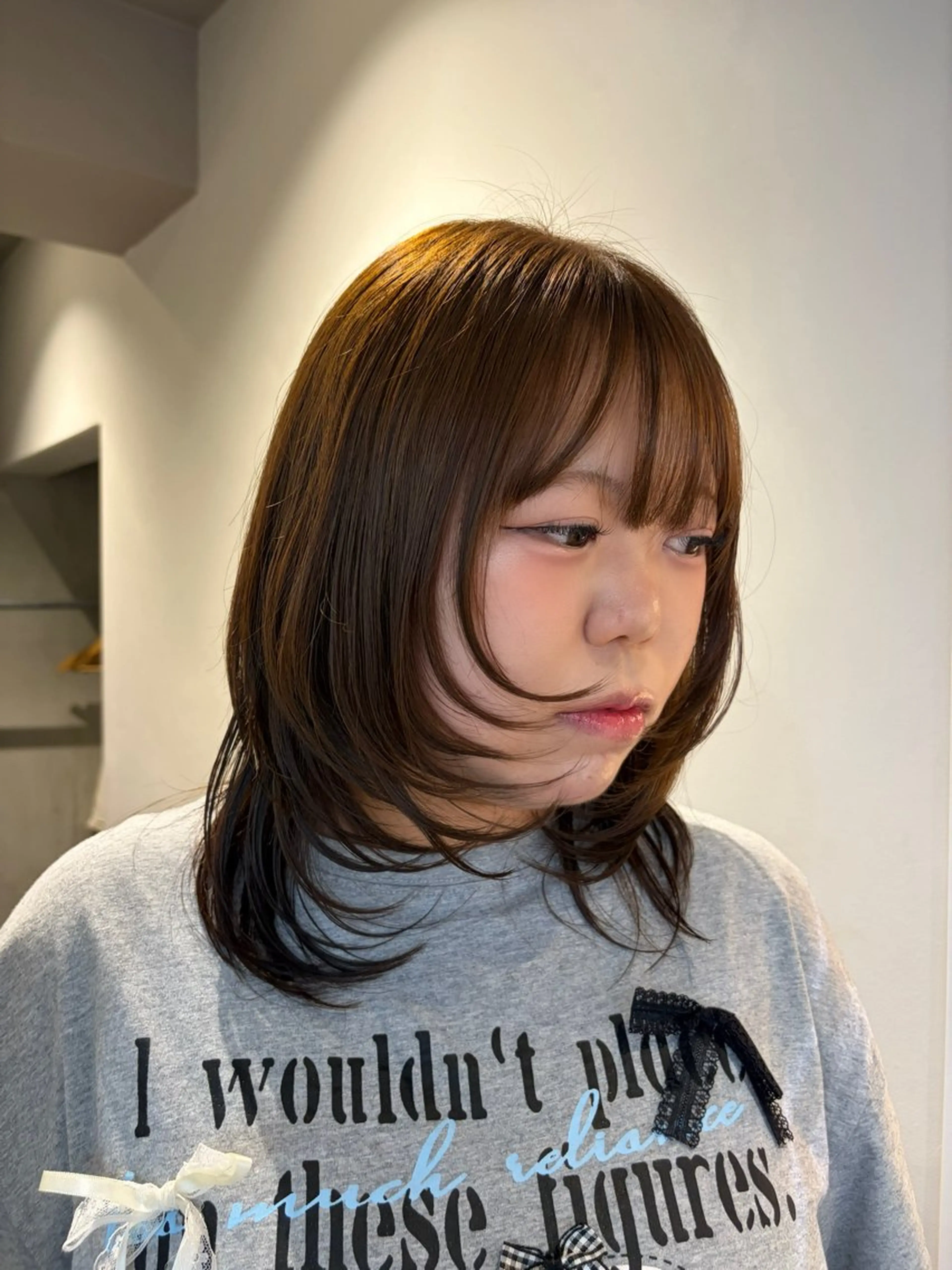 ブリーチ有りリタッチ（2​〜​5cm）+オンカラー🍒の写真