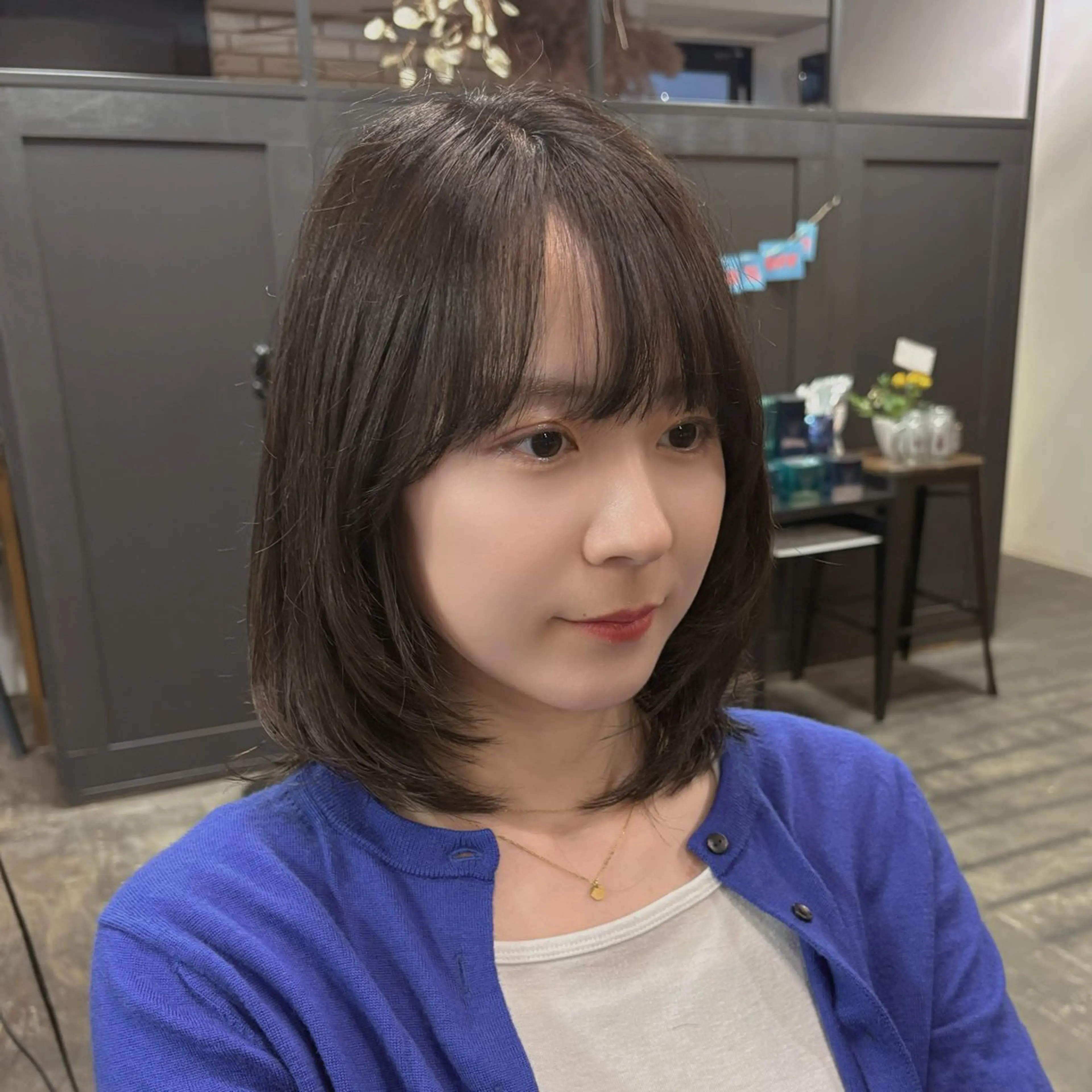 ミディアム ミディアムレイヤー レイヤーカット カット ヘアカラー 韓国カラー/縮毛矯正 /レイヤー🫧ユイカのヘアスタイル