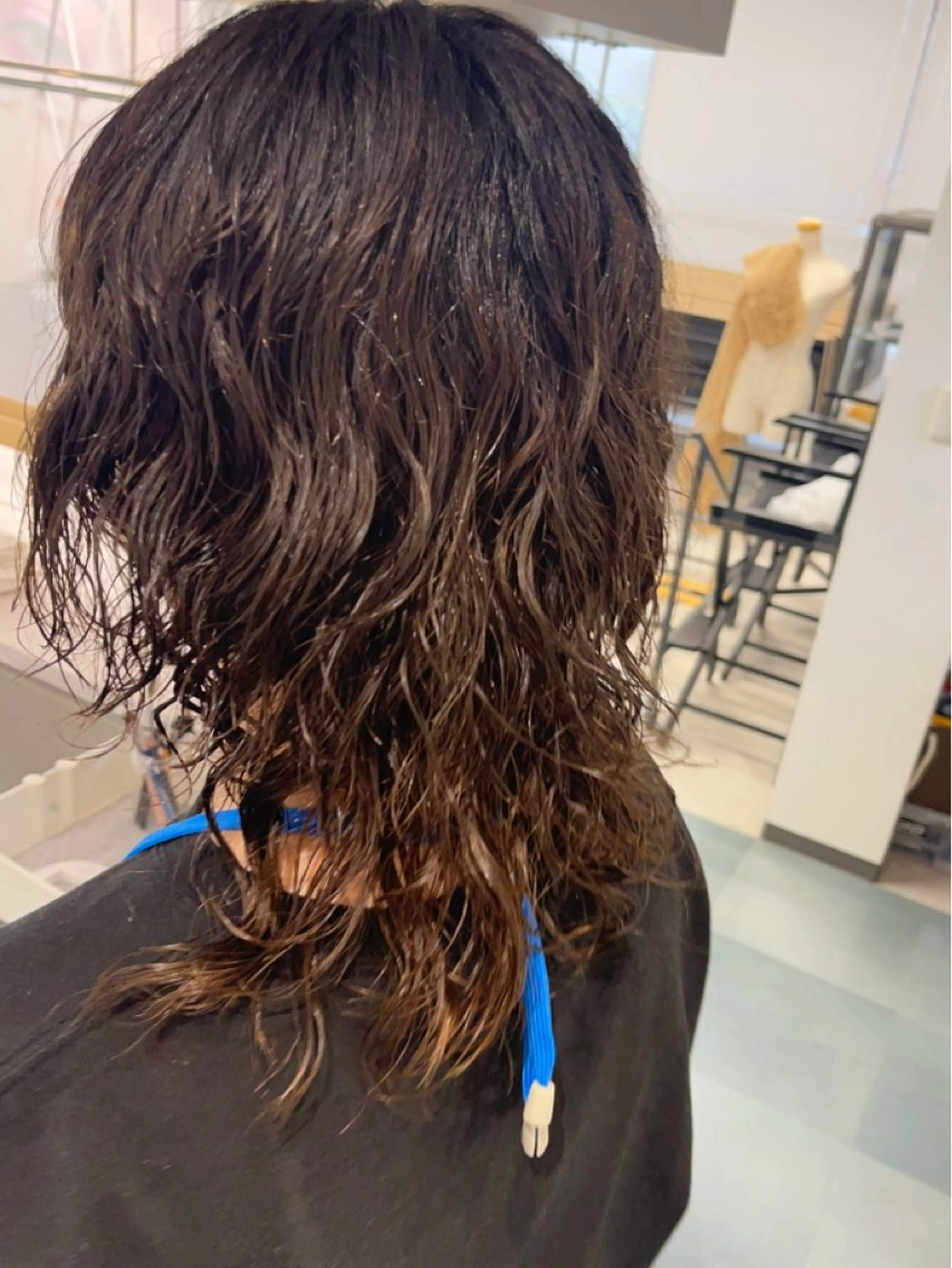 セミロング パーマ RIO 福岡美容師のヘアスタイル