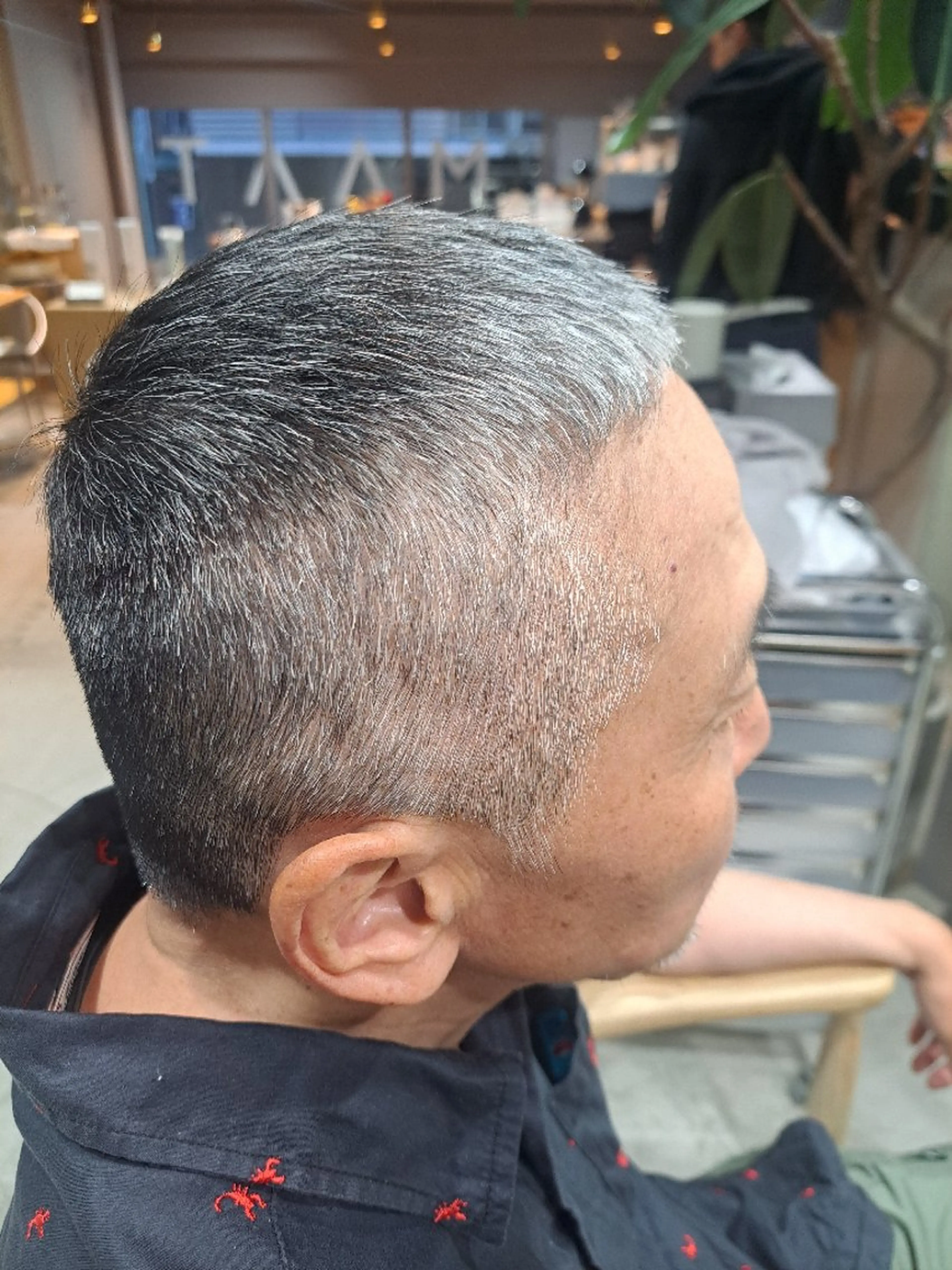 ショート クボ タのヘアスタイル