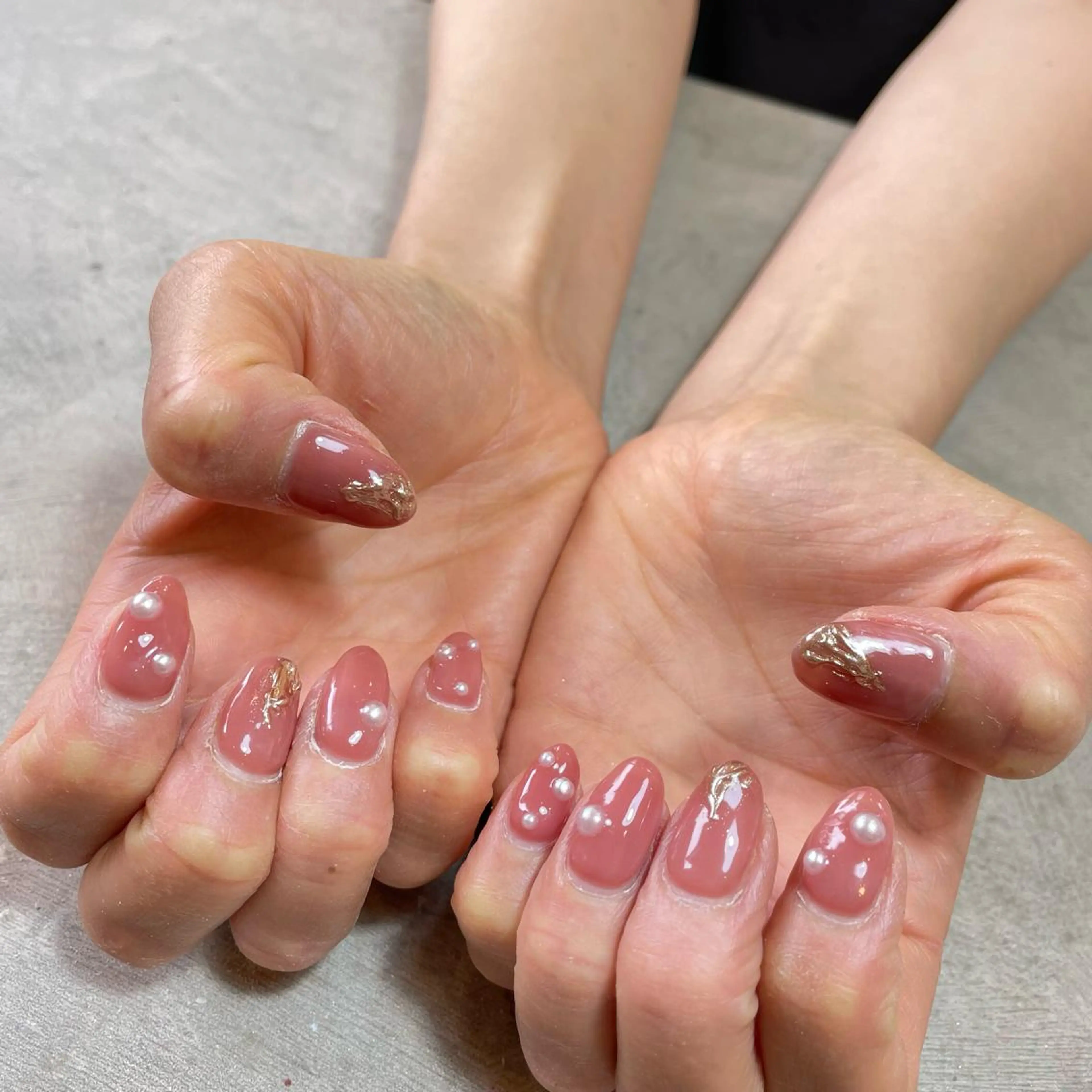 ネイル ピンク ハンドネイル bylaki_ haruka(K)のネイルデザイン