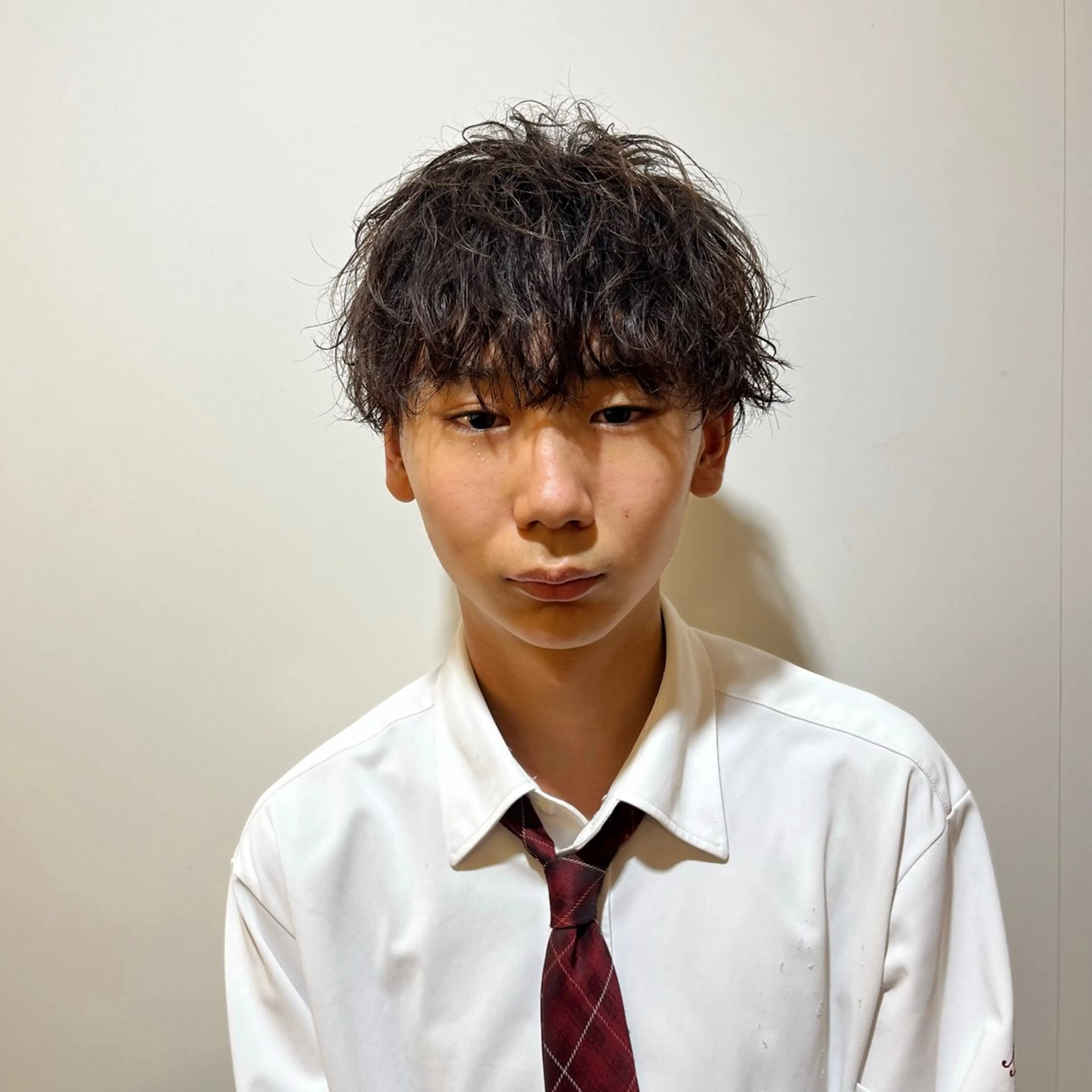 ショート カラー パーマ メンズ特化 美容師かずまのヘアスタイル