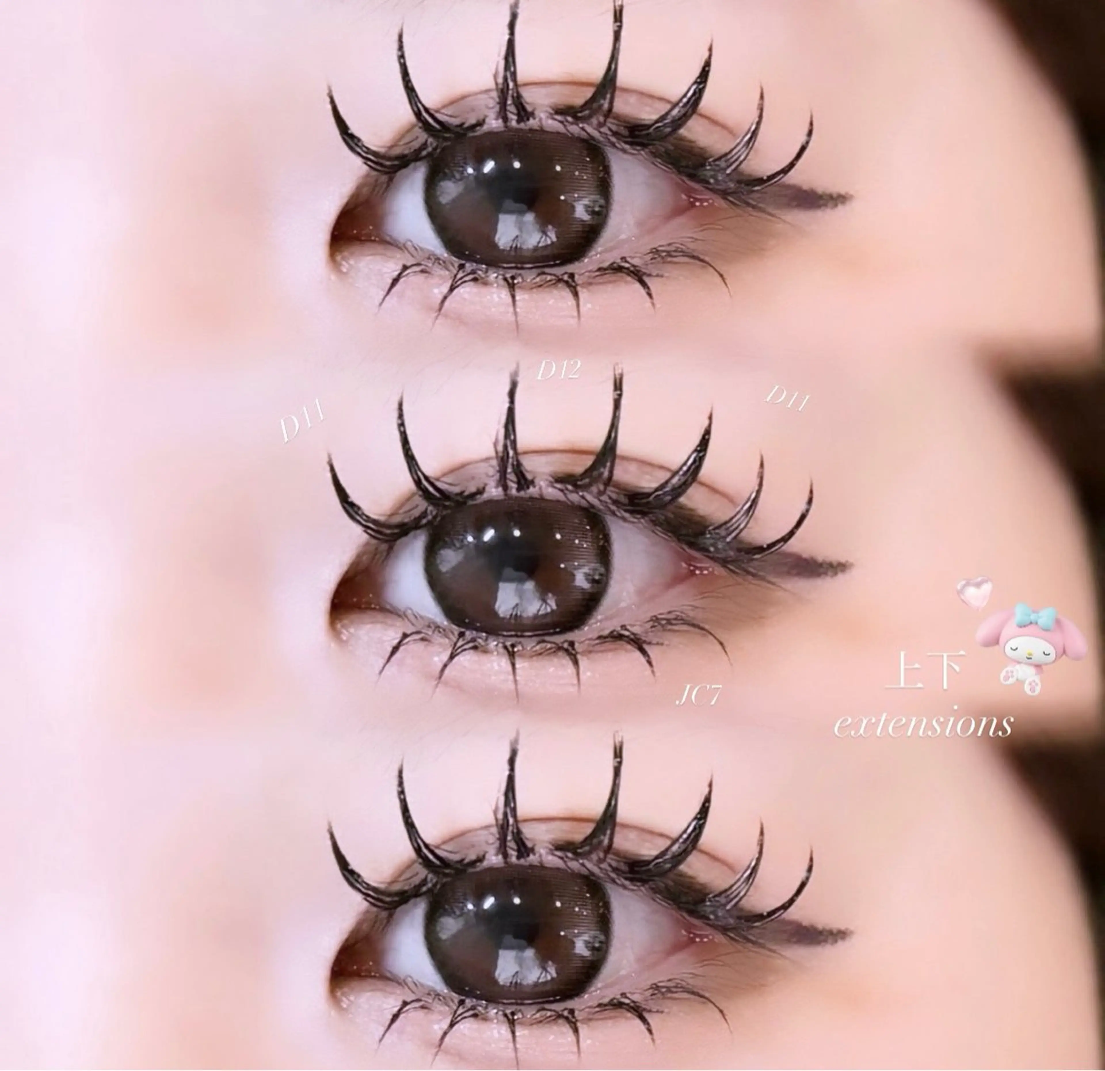 マツエク・マツパ 束感まつ毛 マツエク 🎀millie ainee♡田畑🎀のマツエク・マツパデザイン