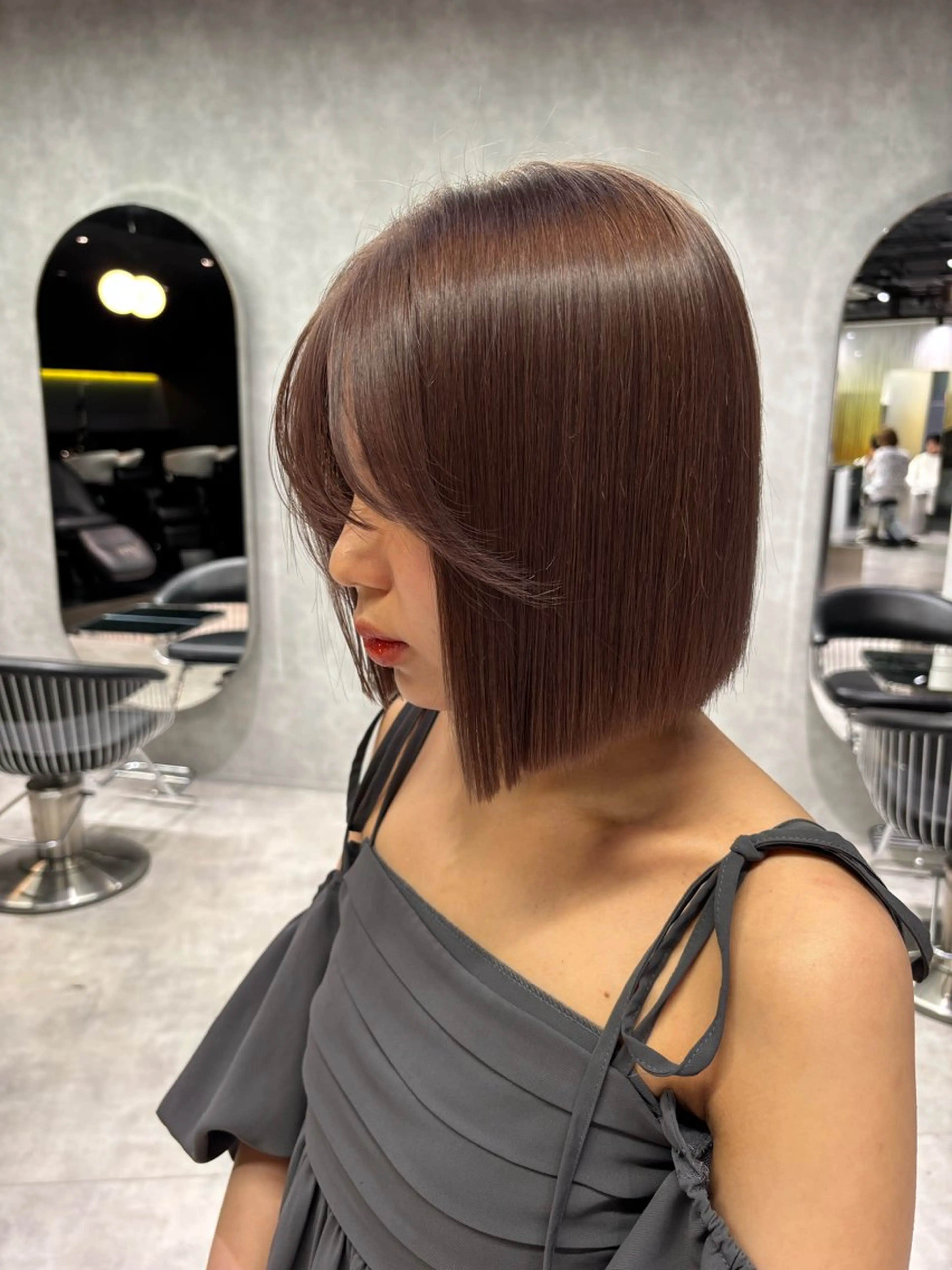 ショート カット 🌷レイヤー・ボブ /tomomi🌷のヘアスタイル