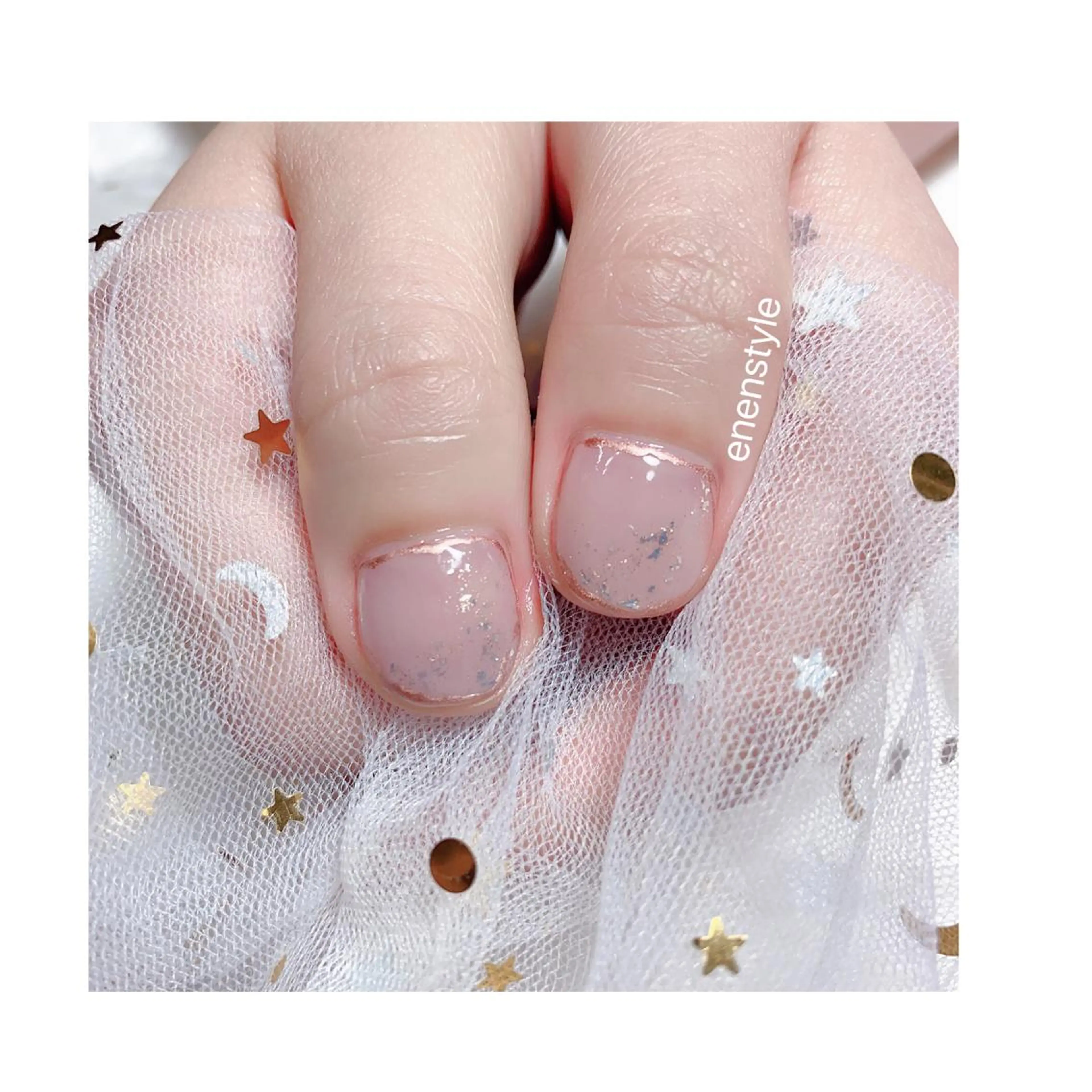 ショート ネイル ジェルネイル ニュアンスネイル オフィスネイル ワンカラーネイル パラジェル ハンドネイル 👑enen style👑のネイルデザイン