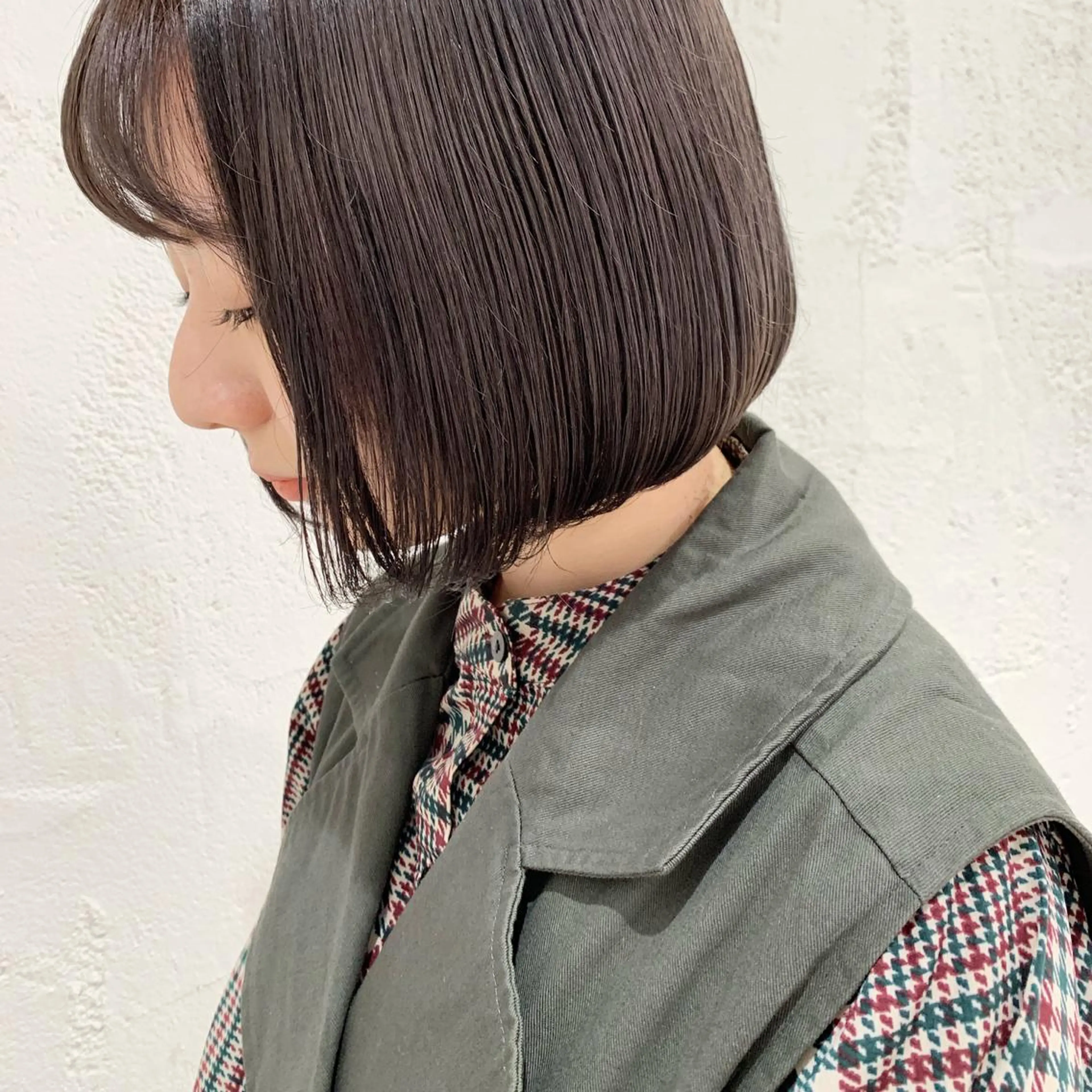 ミディアム カラー ヘアアレンジ 🫧透明感カラー/ ボブ/小笠原汐海🪽のヘアスタイル