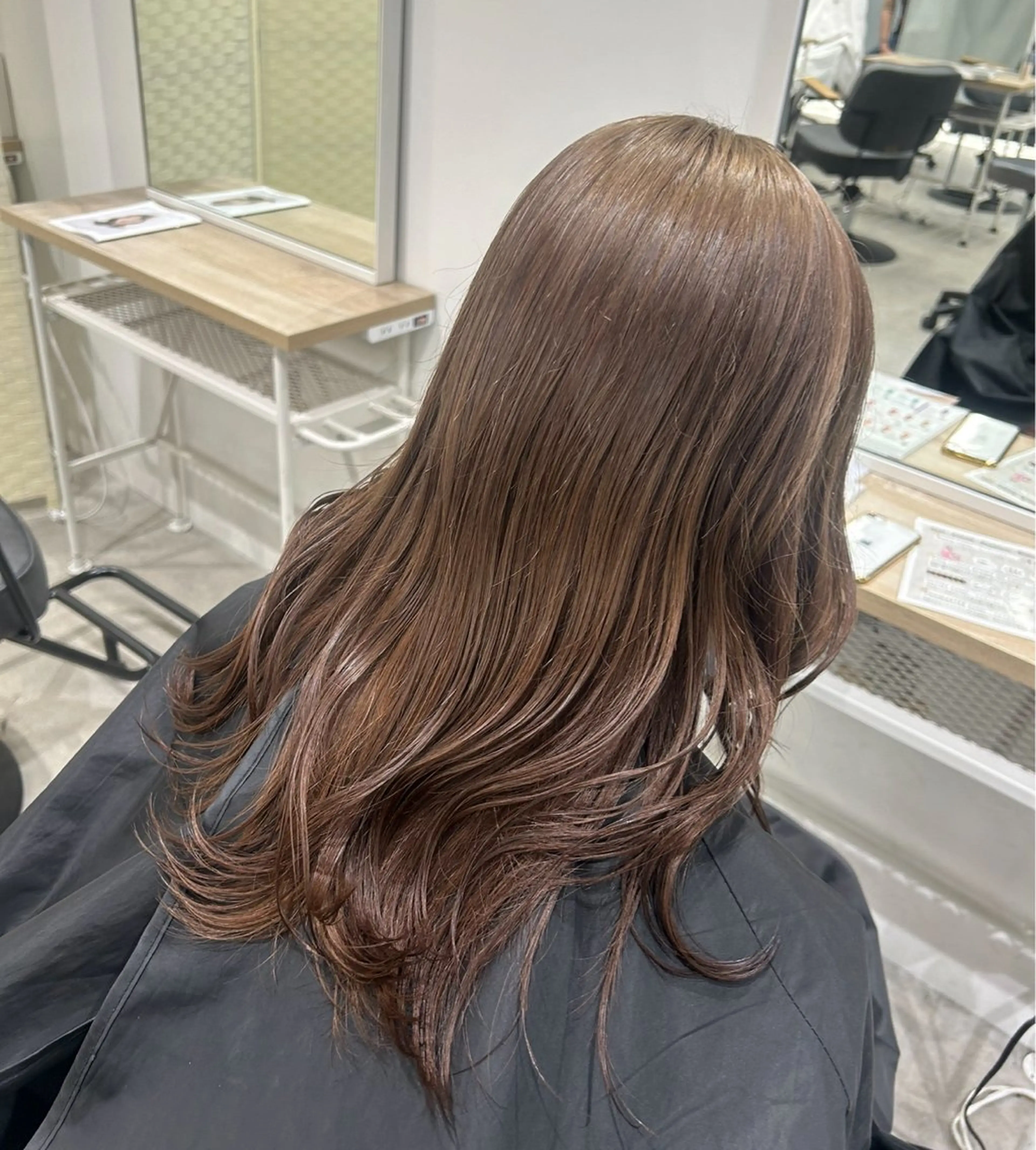 ミディアム カラー ヘアカラー トリートメント メンズ/ボブ/パーマ /くるみのマツエク・マツパデザイン