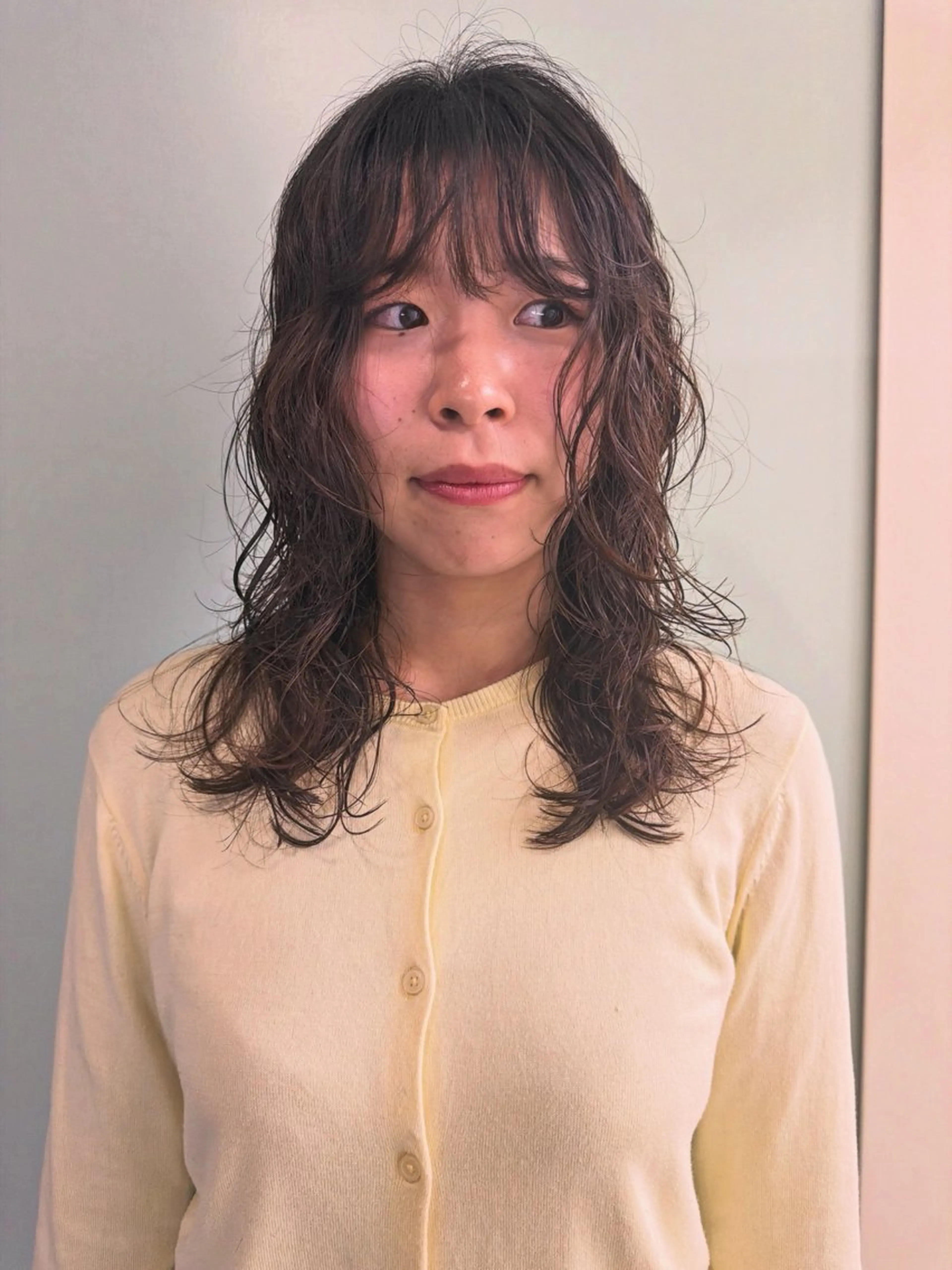 ロング パーマ パーマ/透明感カラー 元町🌱takutoのヘアスタイル