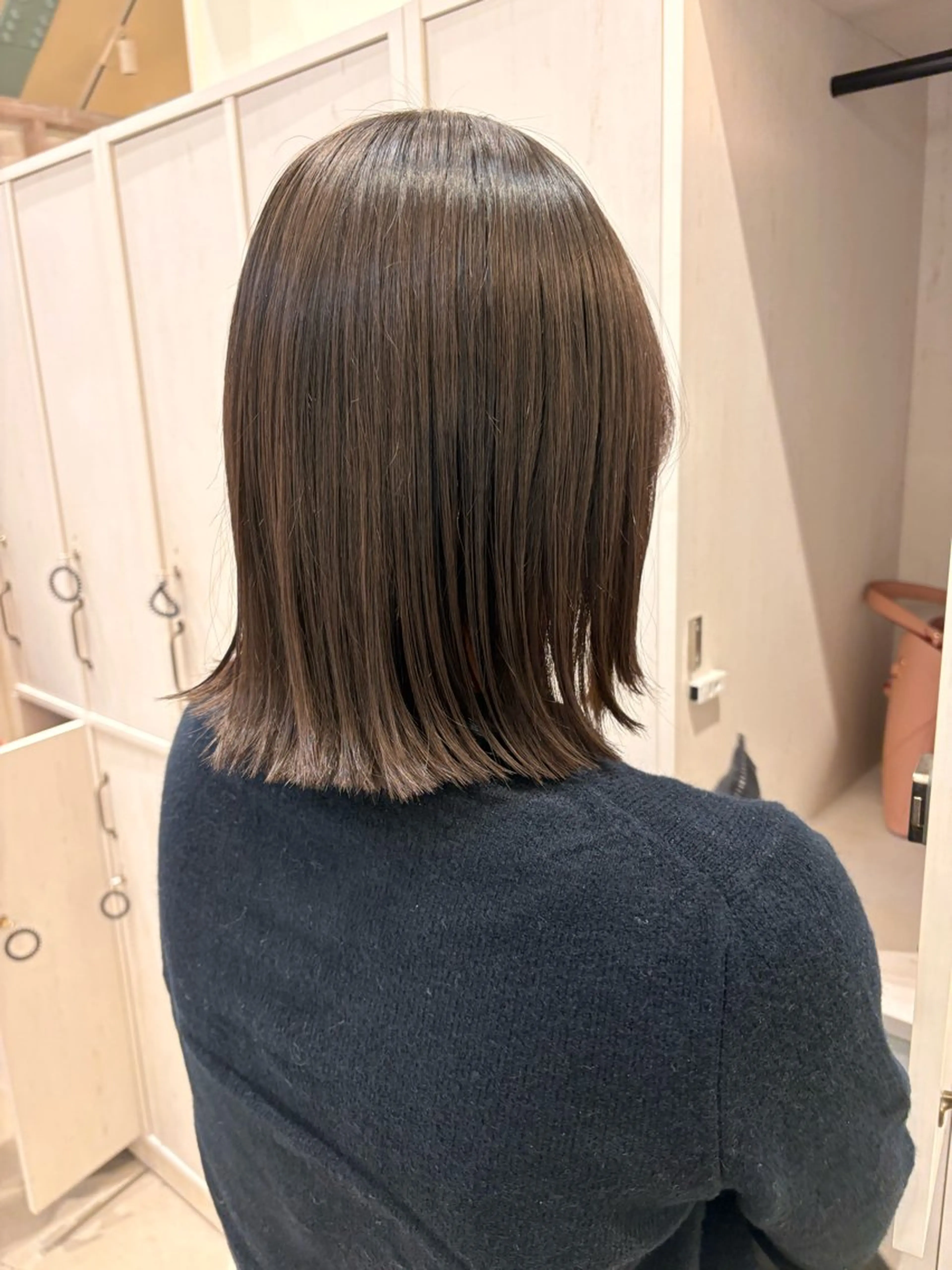 ミディアム つちだ ゆうひ / 暗髪カラー⟡.·のヘアスタイル