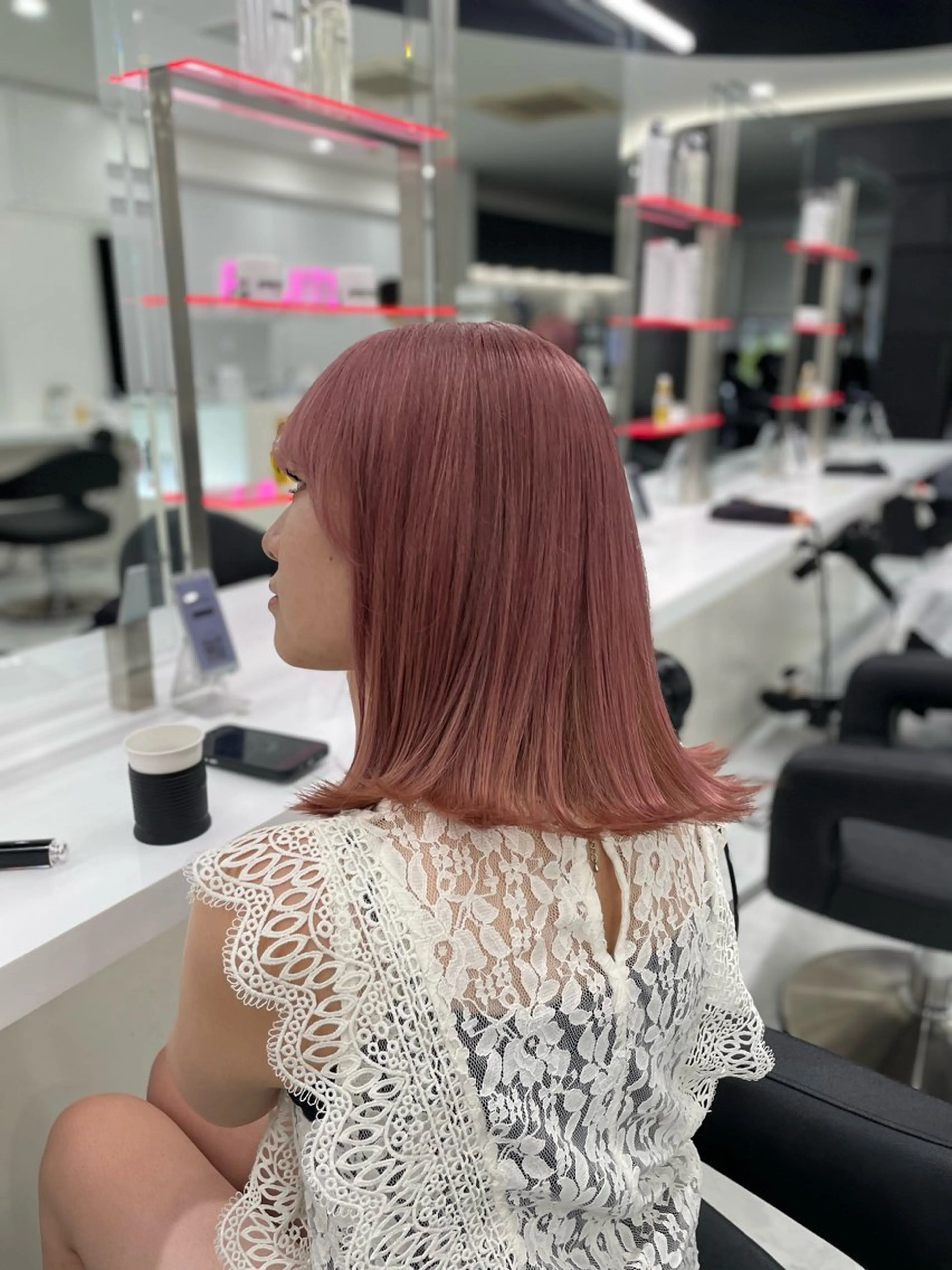 ロング カラー ベージュカラー ピンクカラー ピンクベージュ ブリーチなし🌼トレ ンド🌼似合わせのヘアスタイル