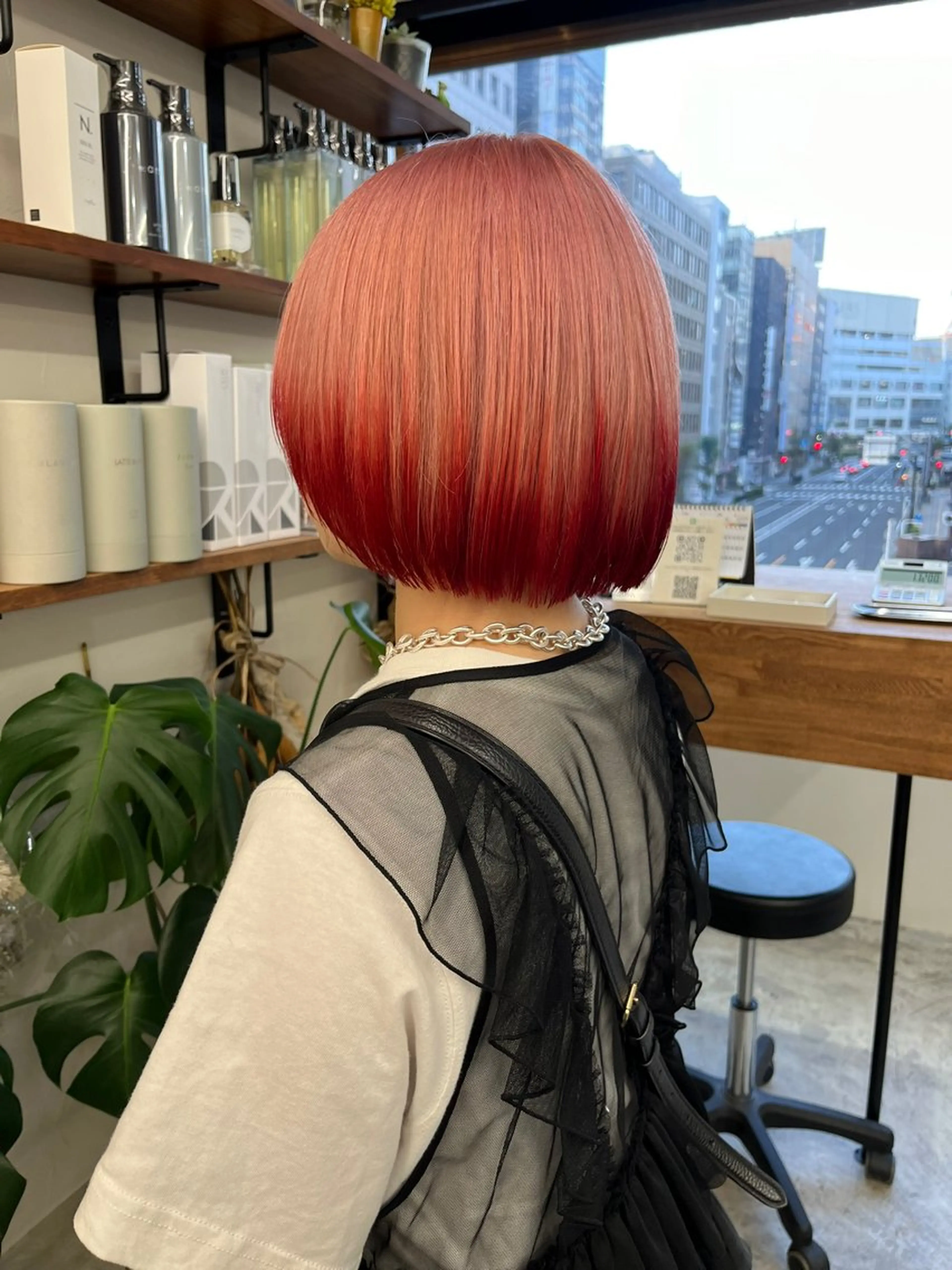 ショート カラー ヘアカラー 横浜/ブリーチ/ ダブルカラー/RINのヘアスタイル