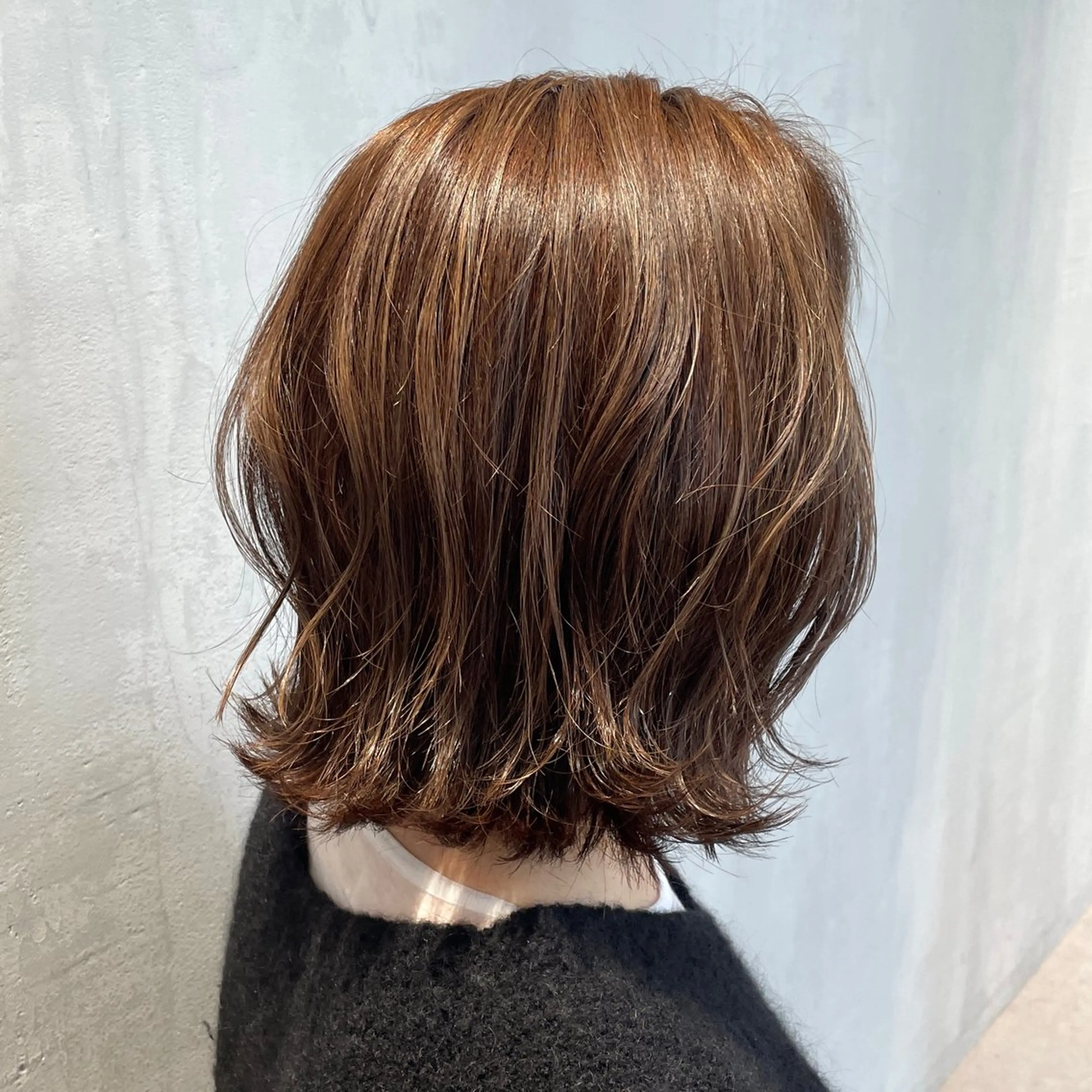 ミディアム カラー ベージュカラー 透明感カラー トリートメント ヘアカラー トリートメント DX SHARE SALON所属・matka白髪ぼかし 大人ヘア/KEIKOのヘアスタイル
