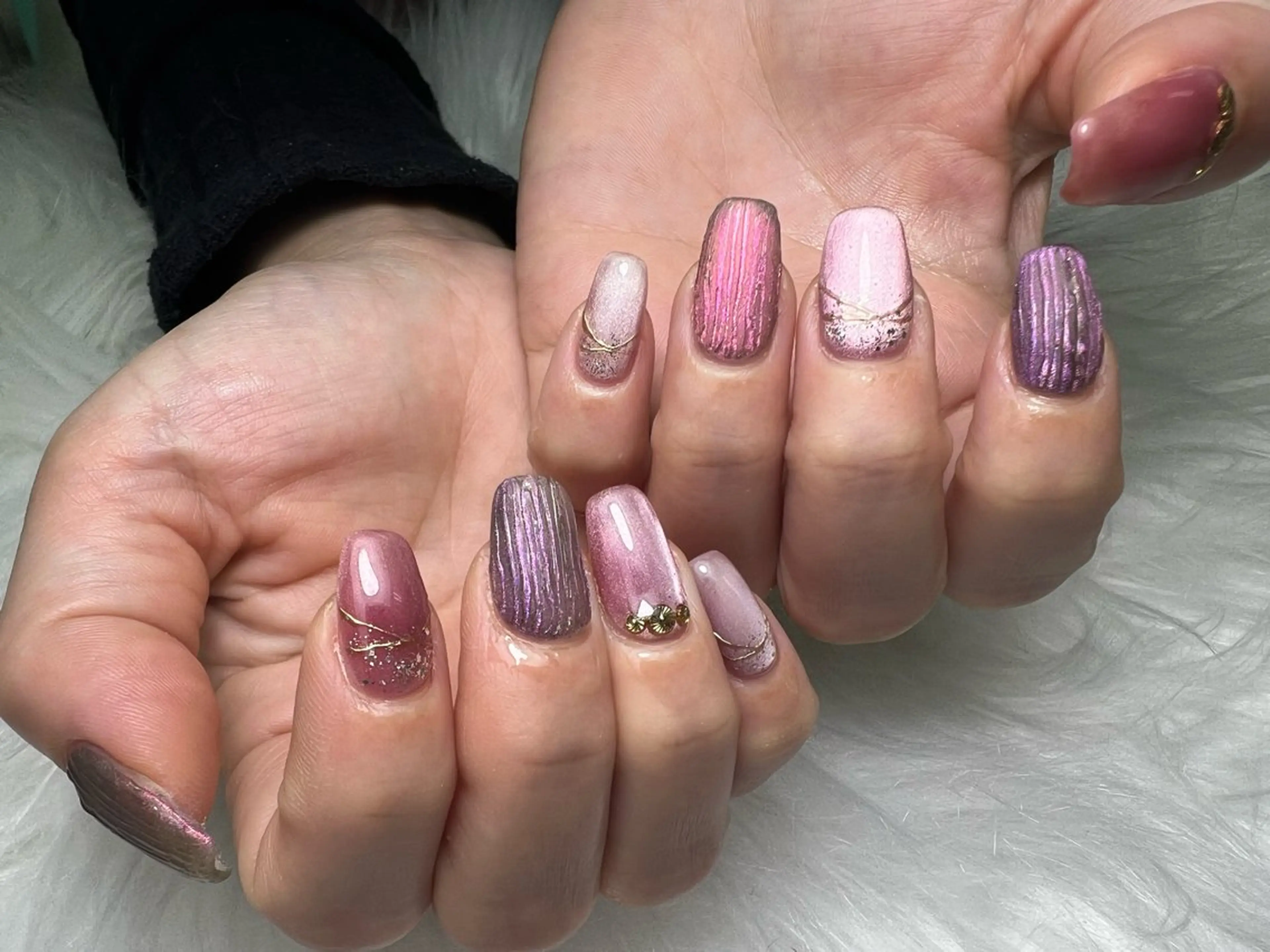 ネイル ハンドネイル Mana‪ ‪·͜· ❤︎‬のネイルデザイン