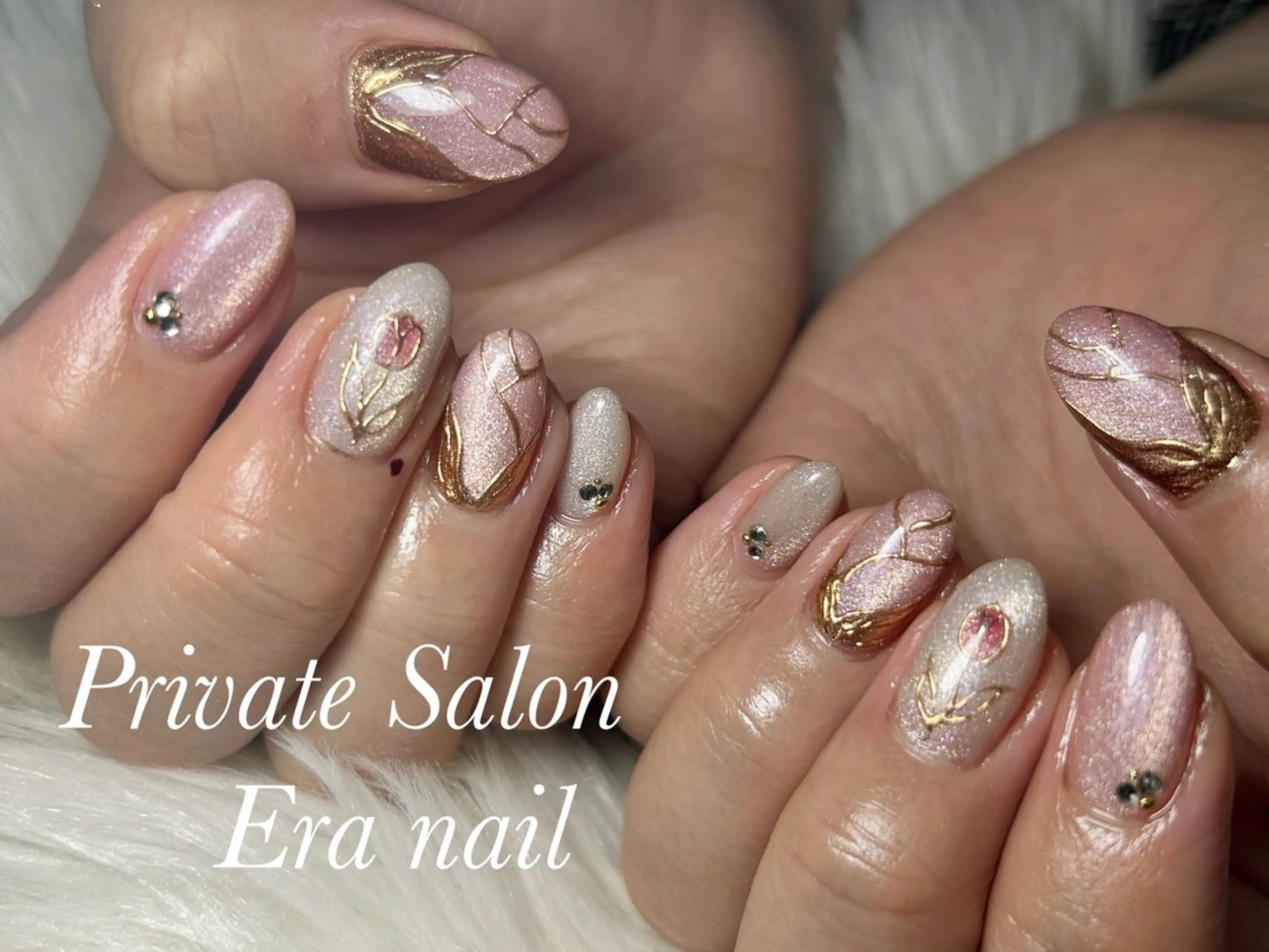 ネイル 持ち込み ハンドネイル Era nailのネイルデザイン