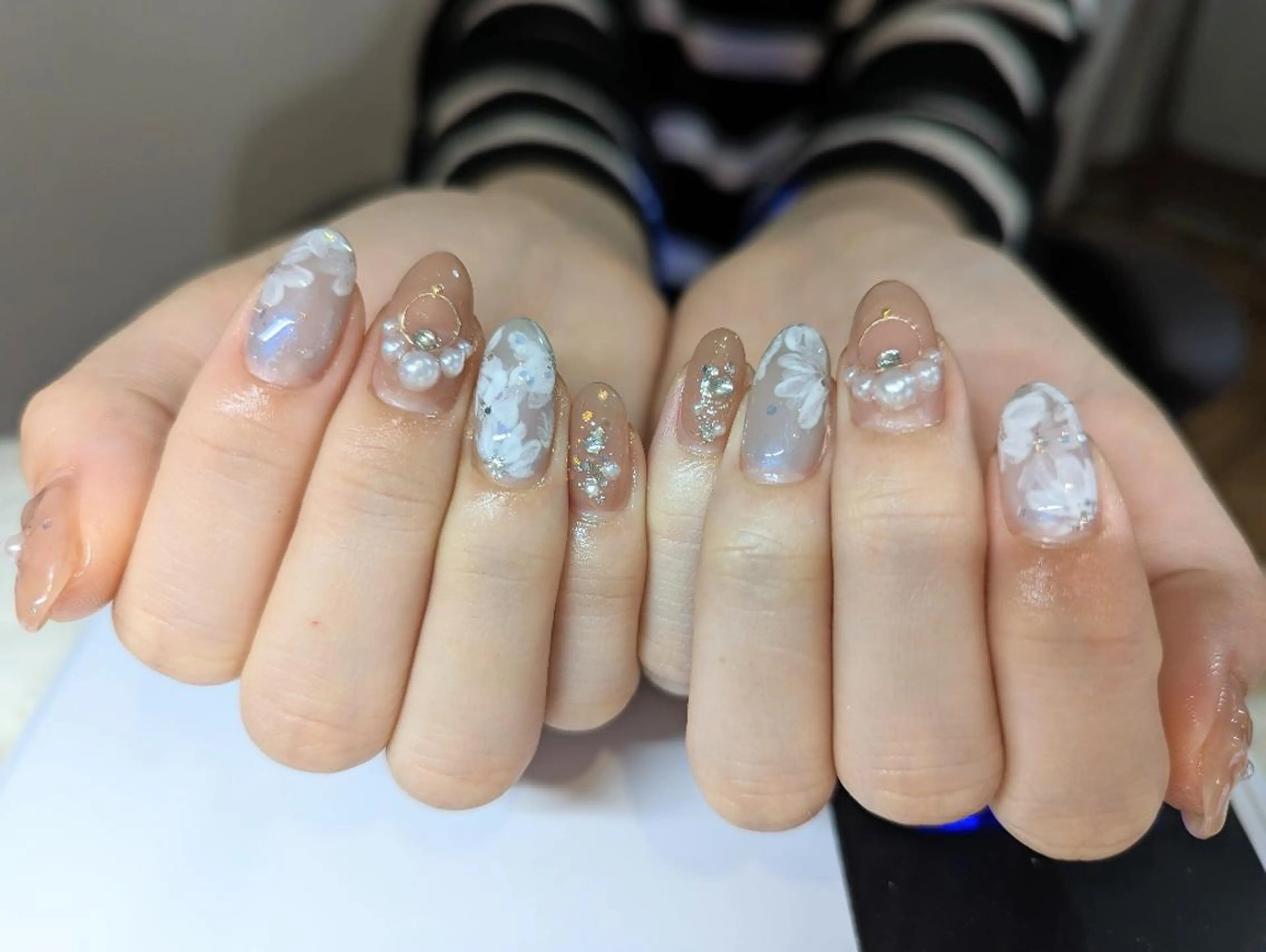 ネイル 持ち込み VIBLISS福岡店 yurichanのネイルデザイン