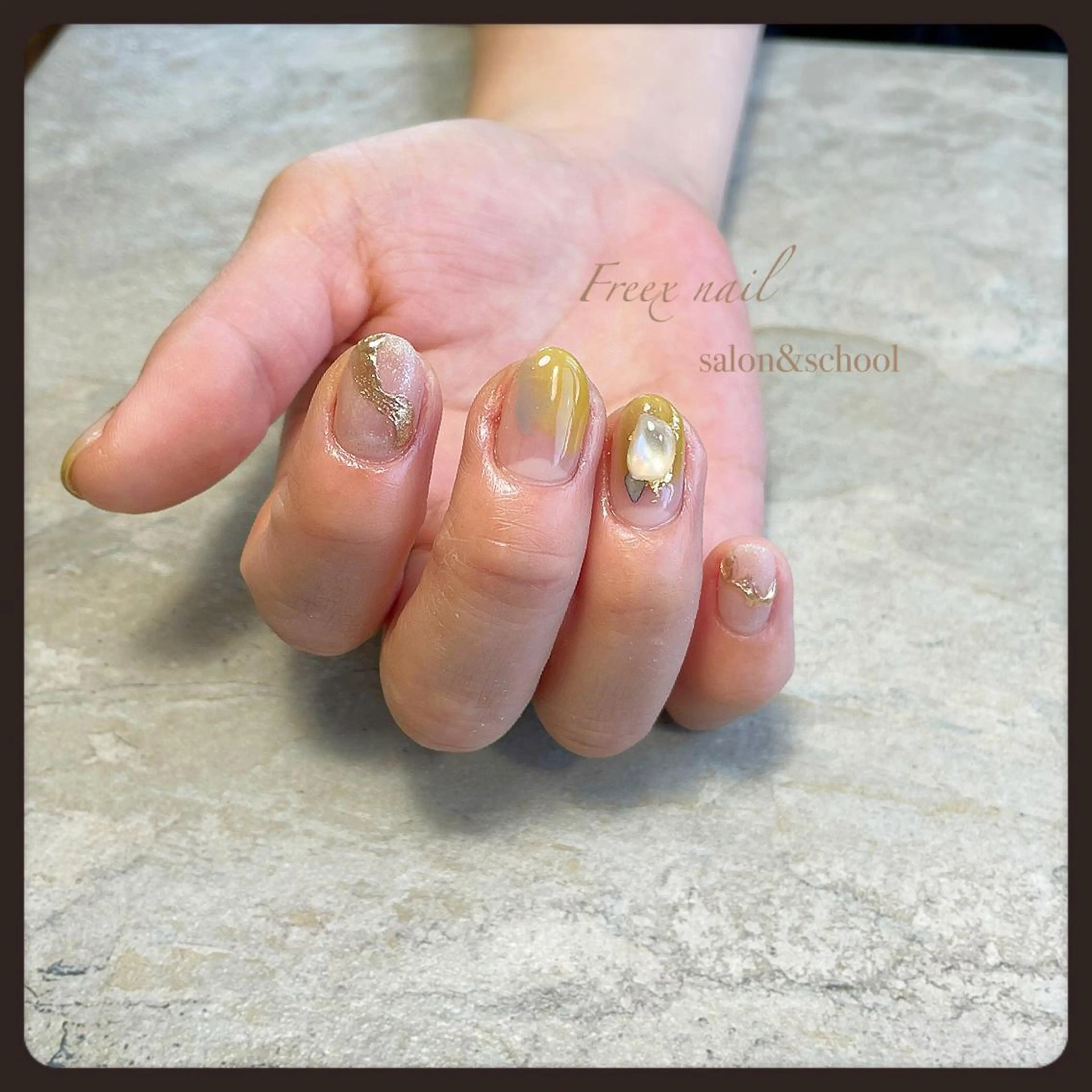 ネイル ハンドネイル ハンドケア freex nail /ニュアンス/個性派のネイルデザイン