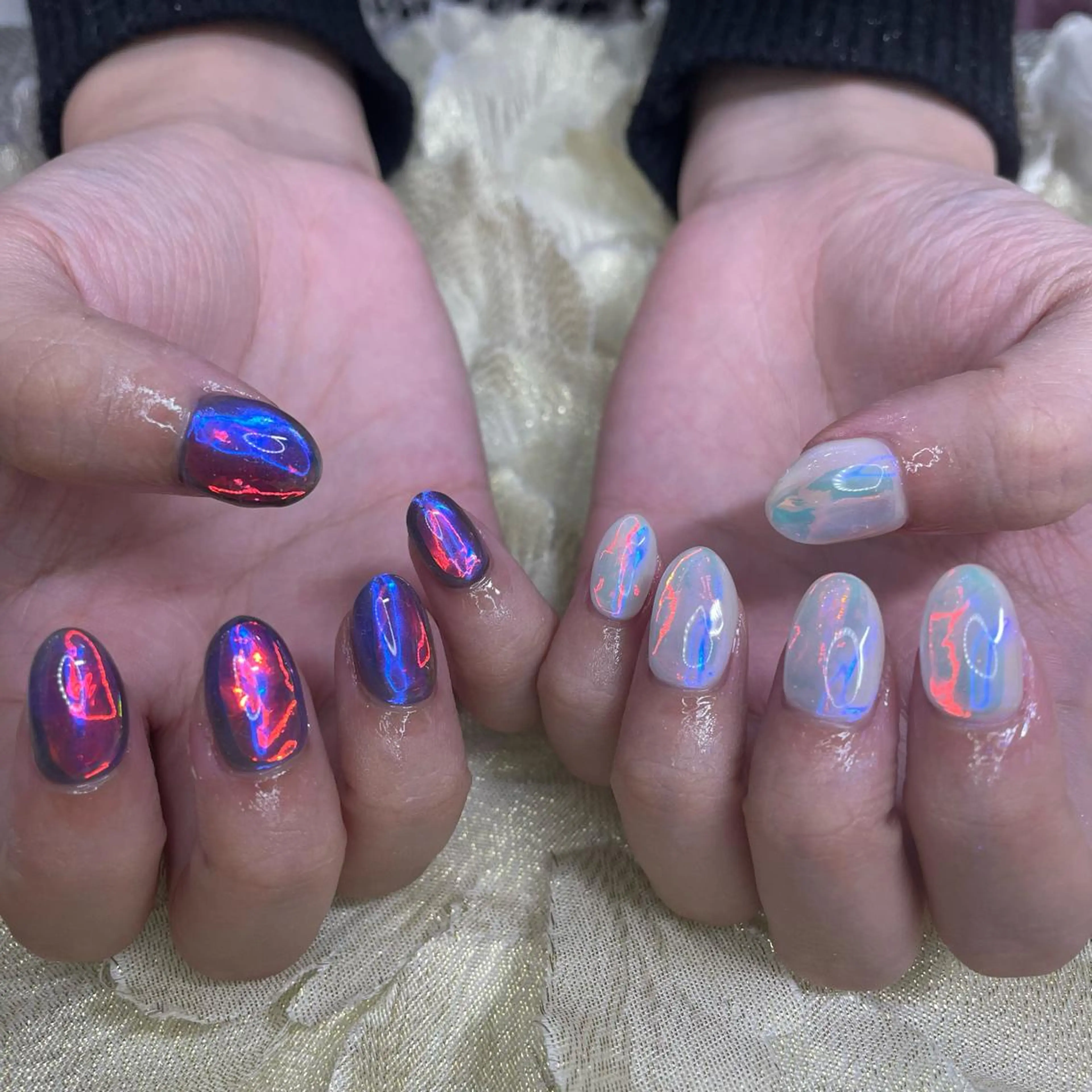 ネイル 氷ネイル・うるうるネイル J terrace Nailのネイルデザイン