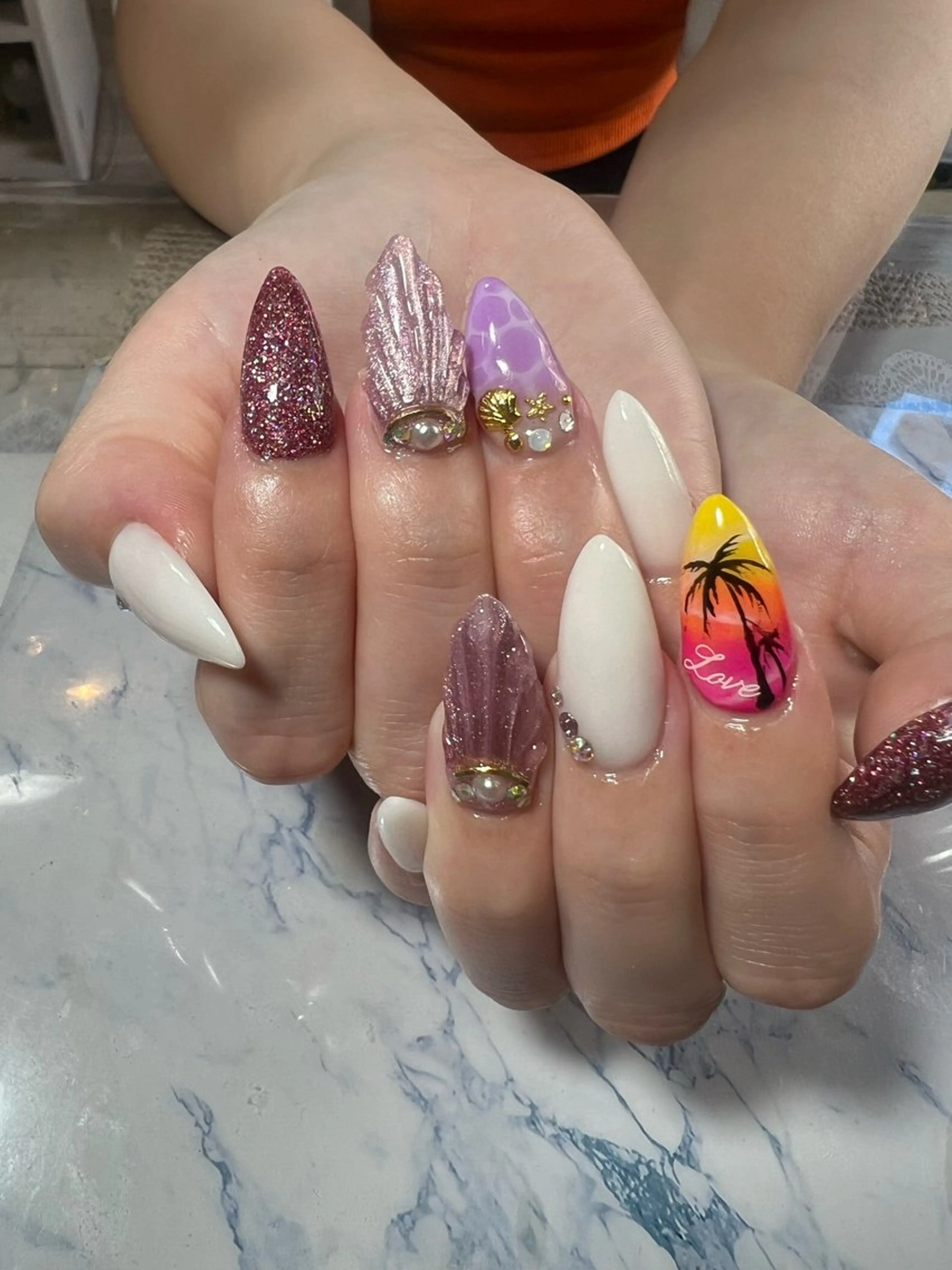 ネイル 星 亜也加のネイルデザイン