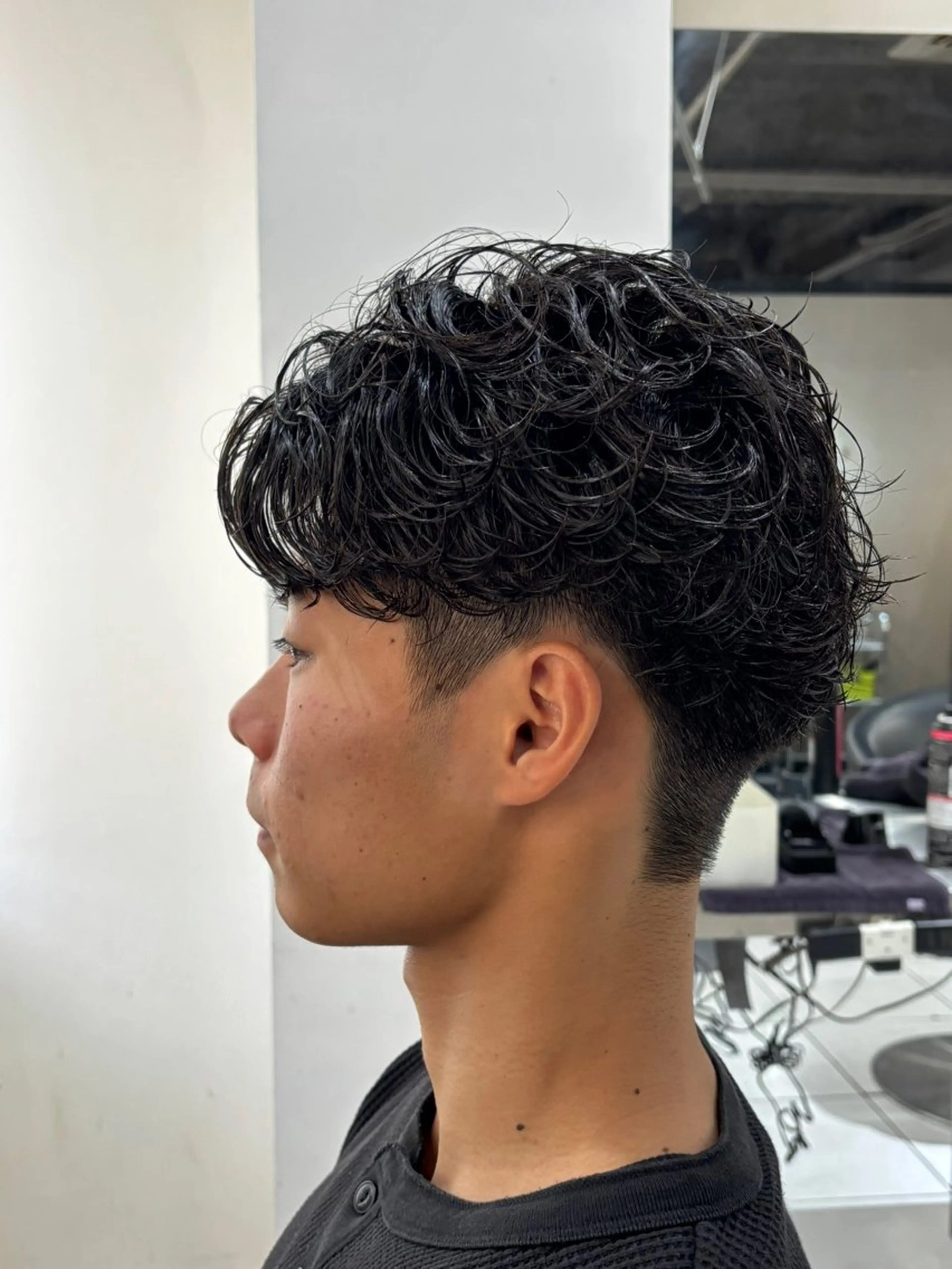メンズ メンズパーマ カット パーマ 加川 隼人のヘアスタイル