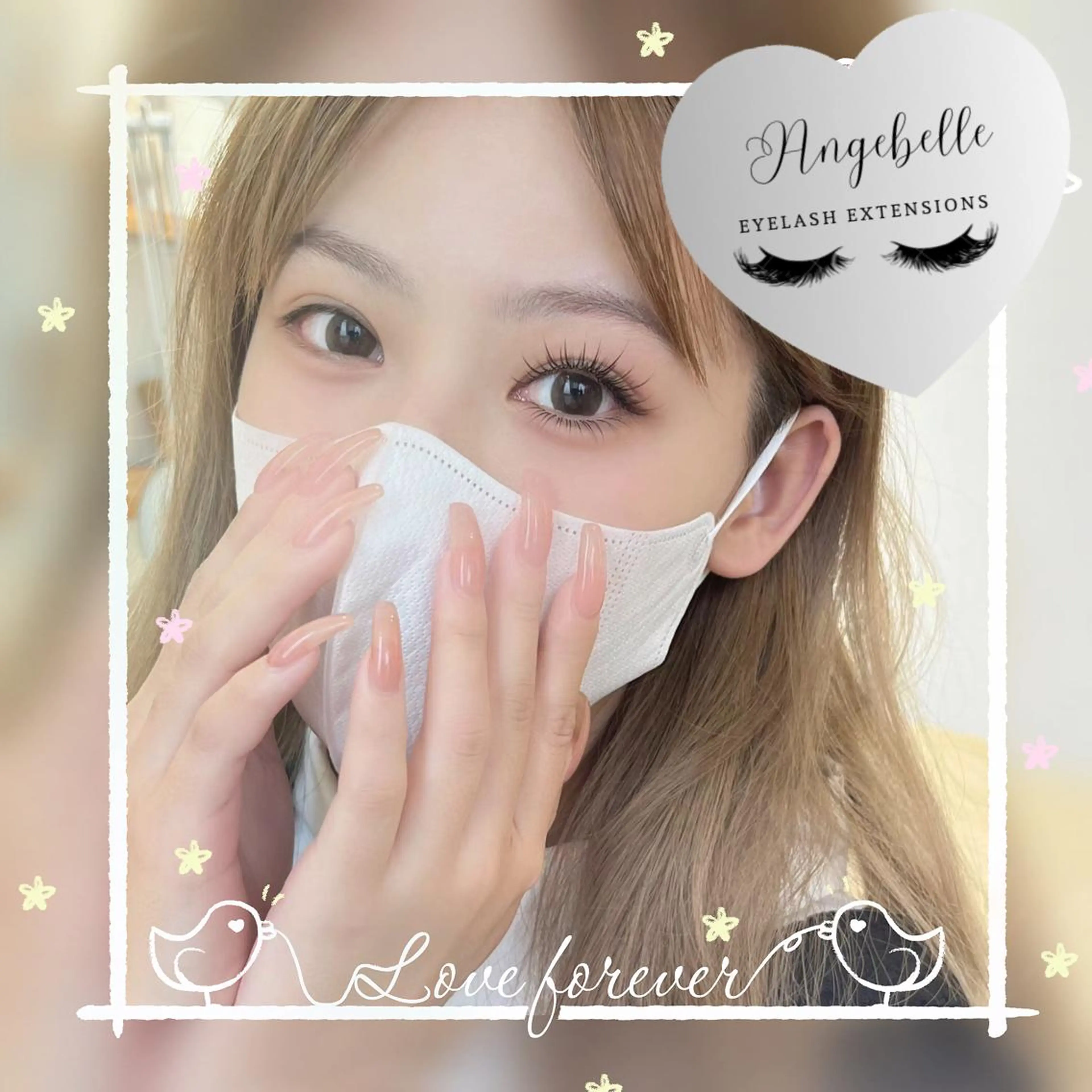 マツエク・マツパ 付け放題 Angelic Reina ♥🧸のマツエク・マツパデザイン