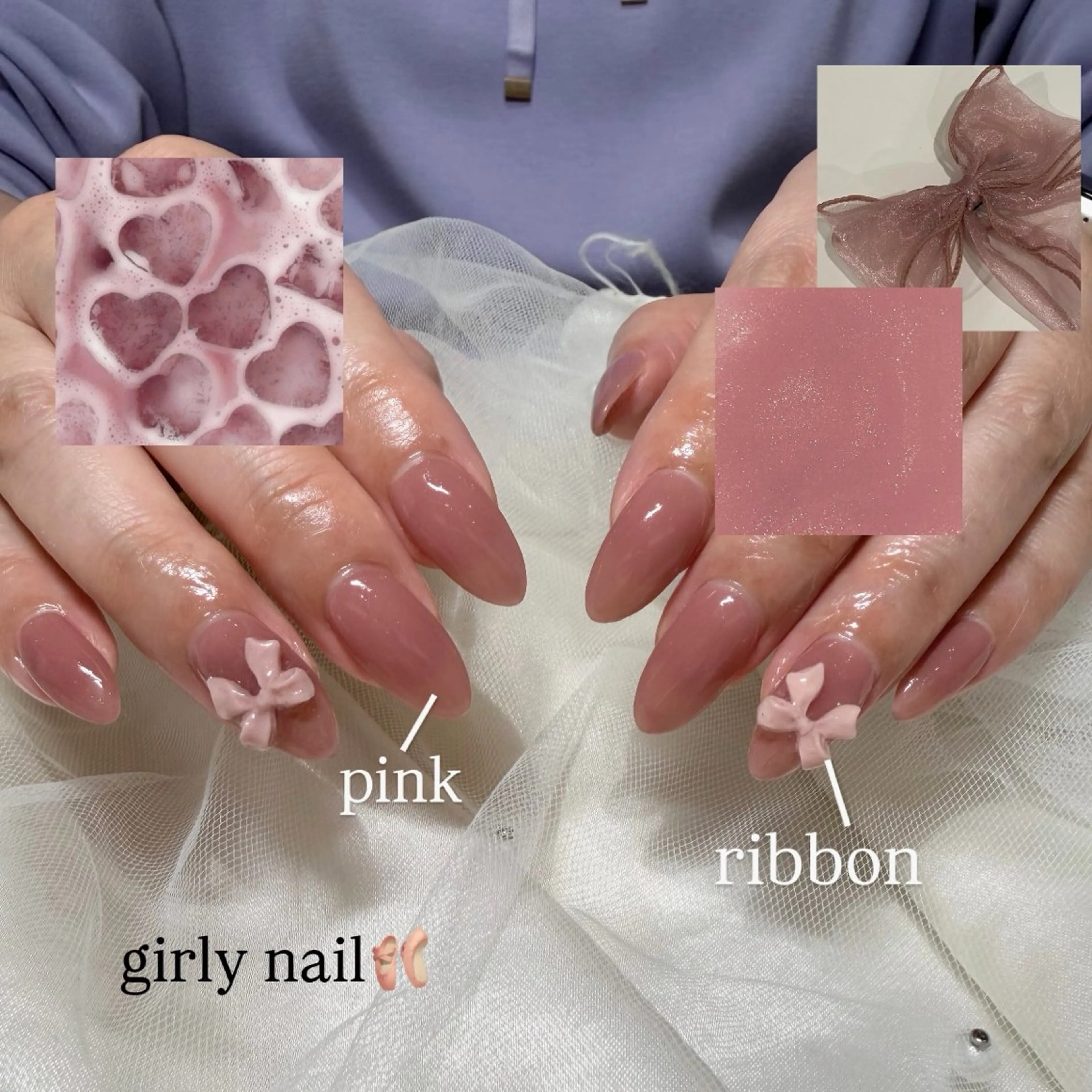 ネイル ハンドネイル 長瀬 瑠霞のネイルデザイン