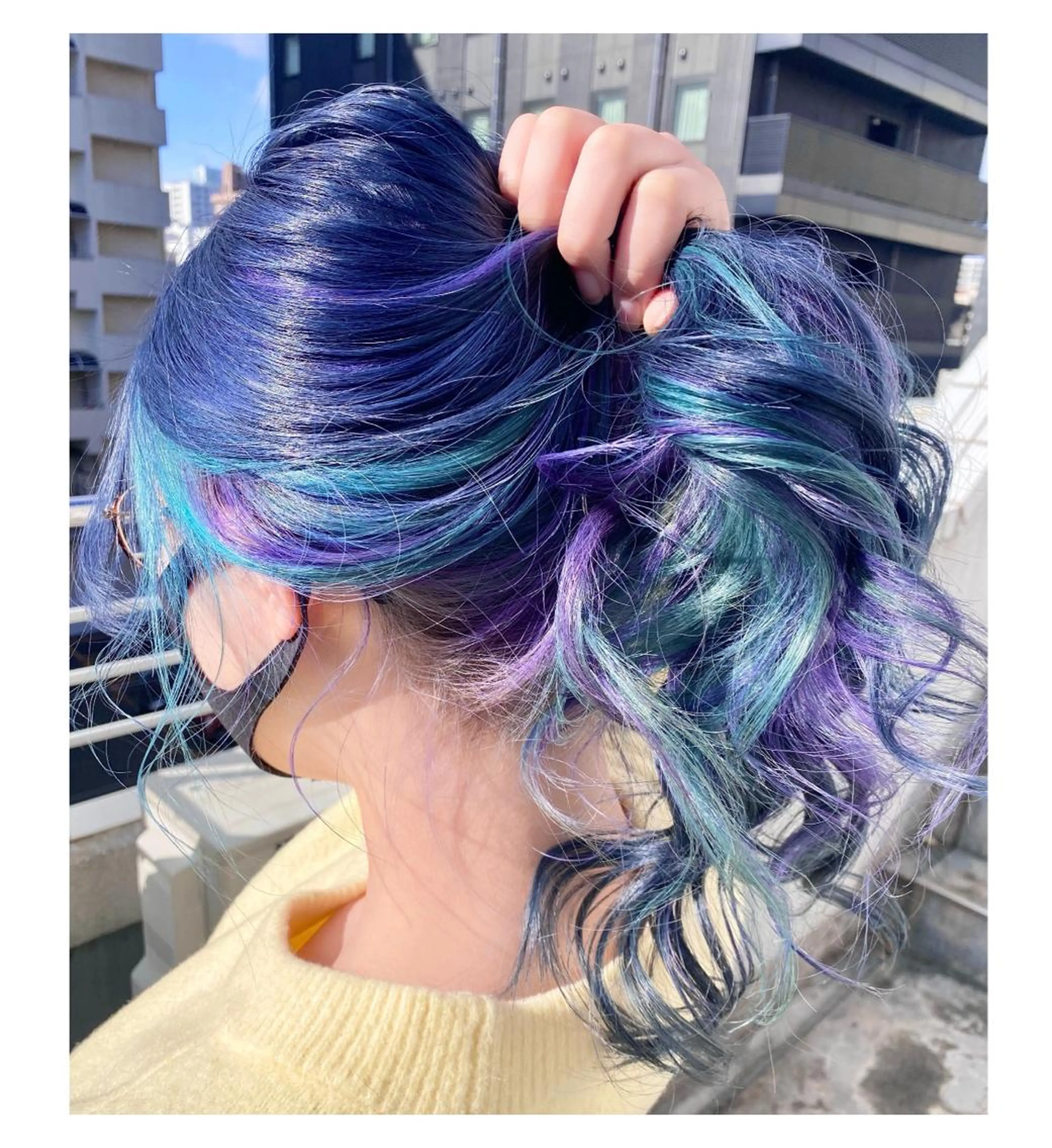 カラー ブリーチ TSUNO🦖 派手髪/オタク美容師のヘアスタイル