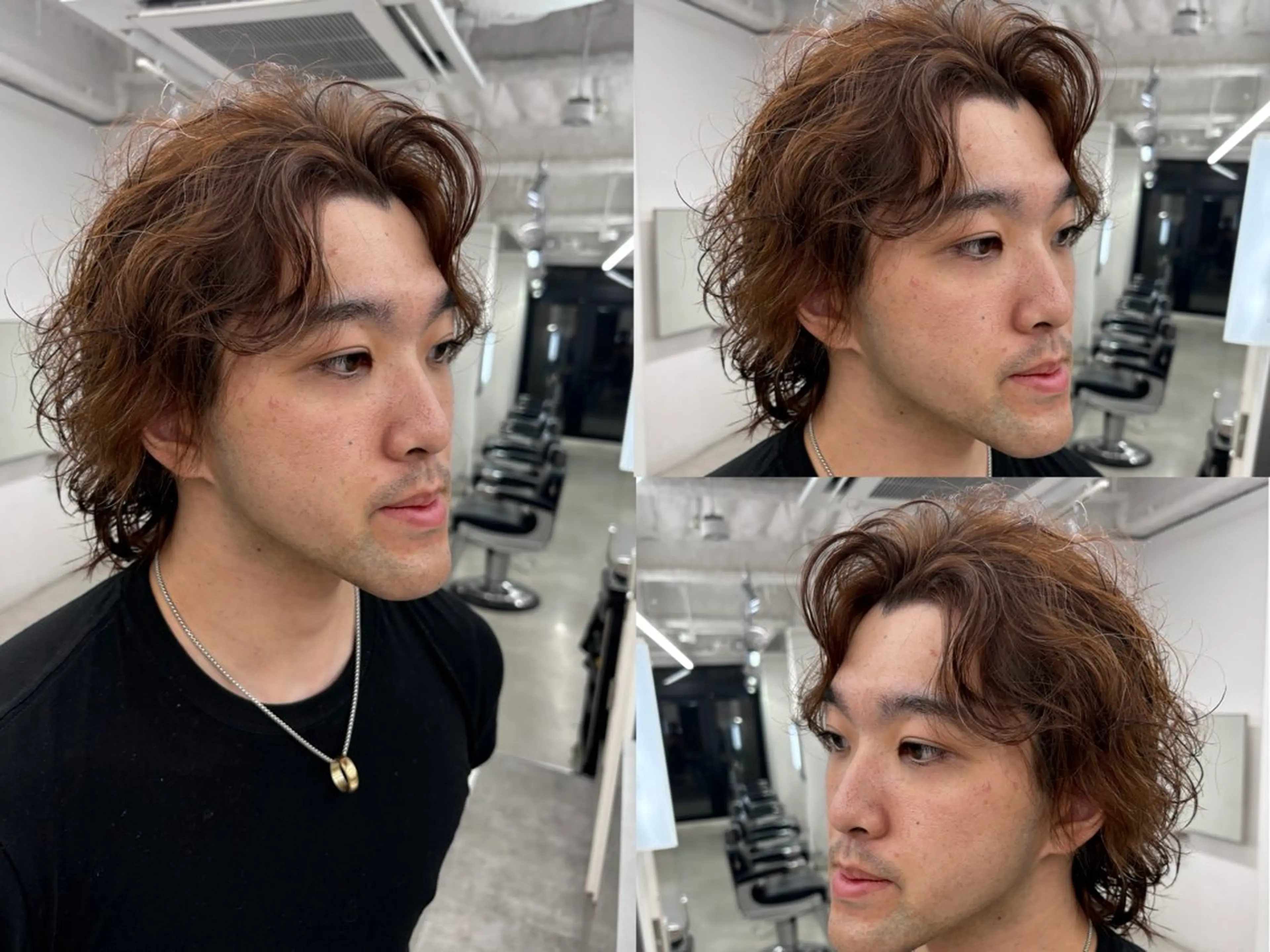 カラー パーマ メンズ マッシュ メンズパーマ メンズショート スパイキーショート 波巻きパーマ カット ヘアカラー パーマ 土岐 仁/メンズ専門 パーマ特化美容師🔥のヘアスタイル