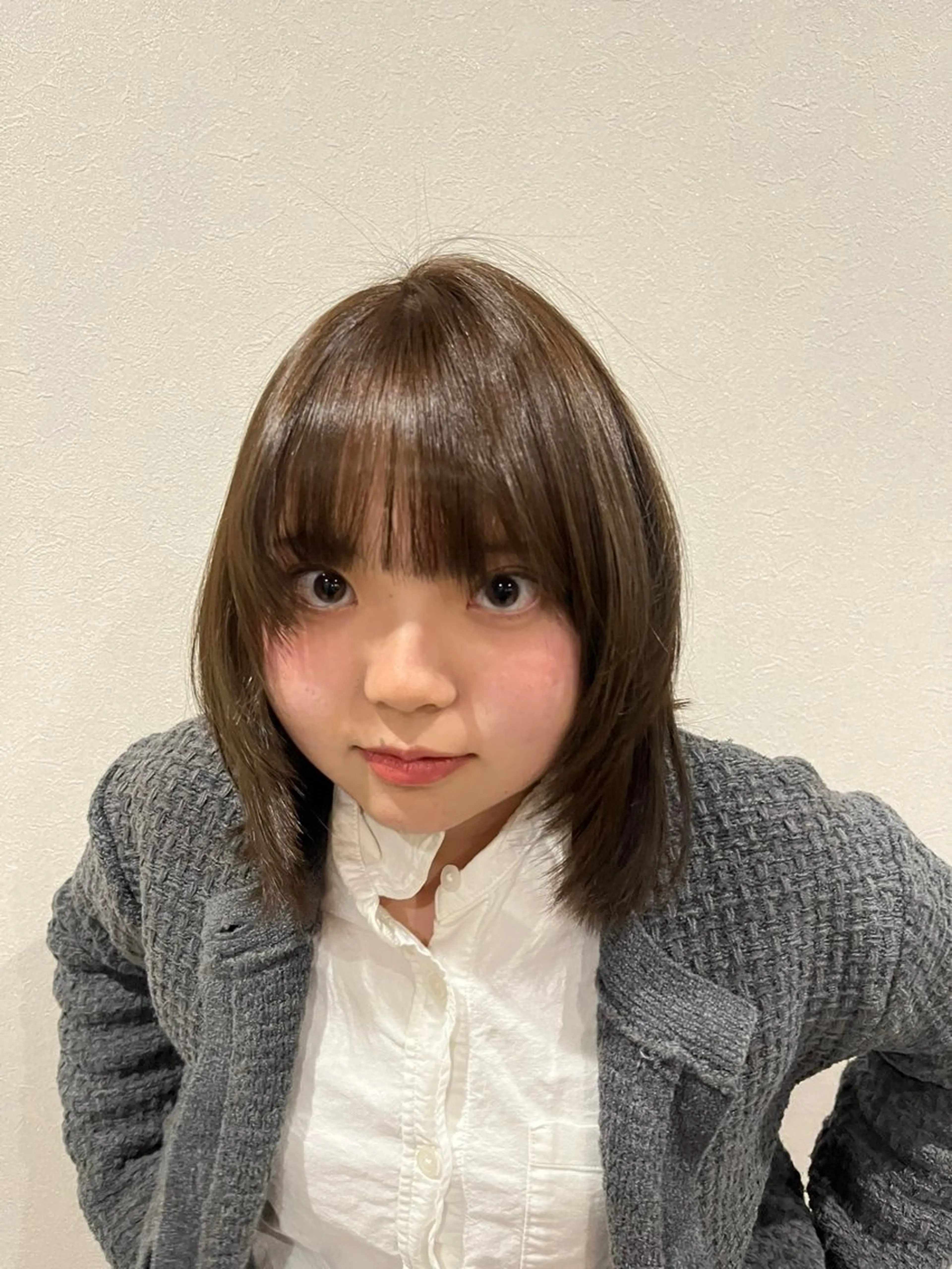 カラー オリーブカラー ヘアカラー salon C•key所属・河辺 静海のヘアスタイル