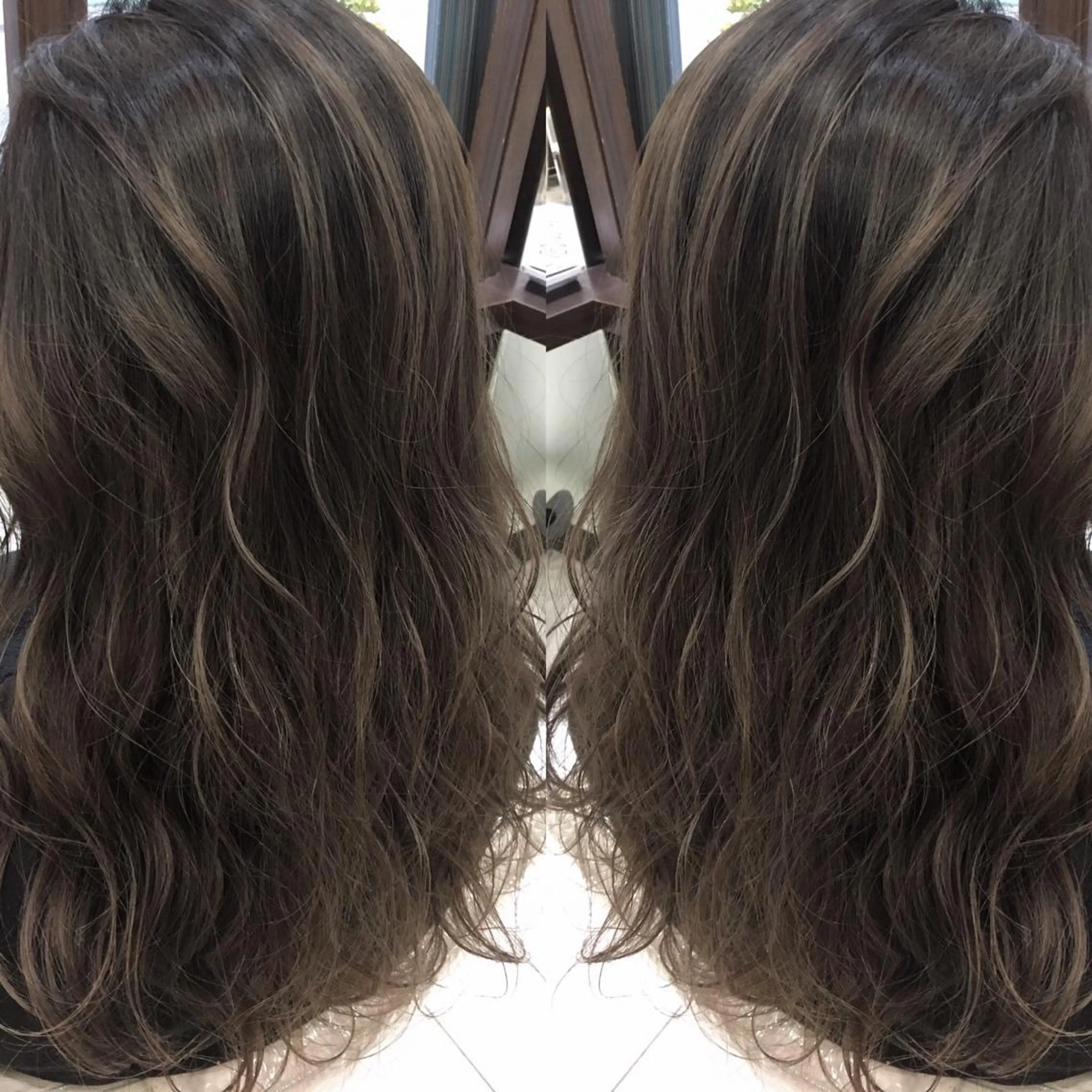 ロング カラー 寺内 紳悟のヘアスタイル