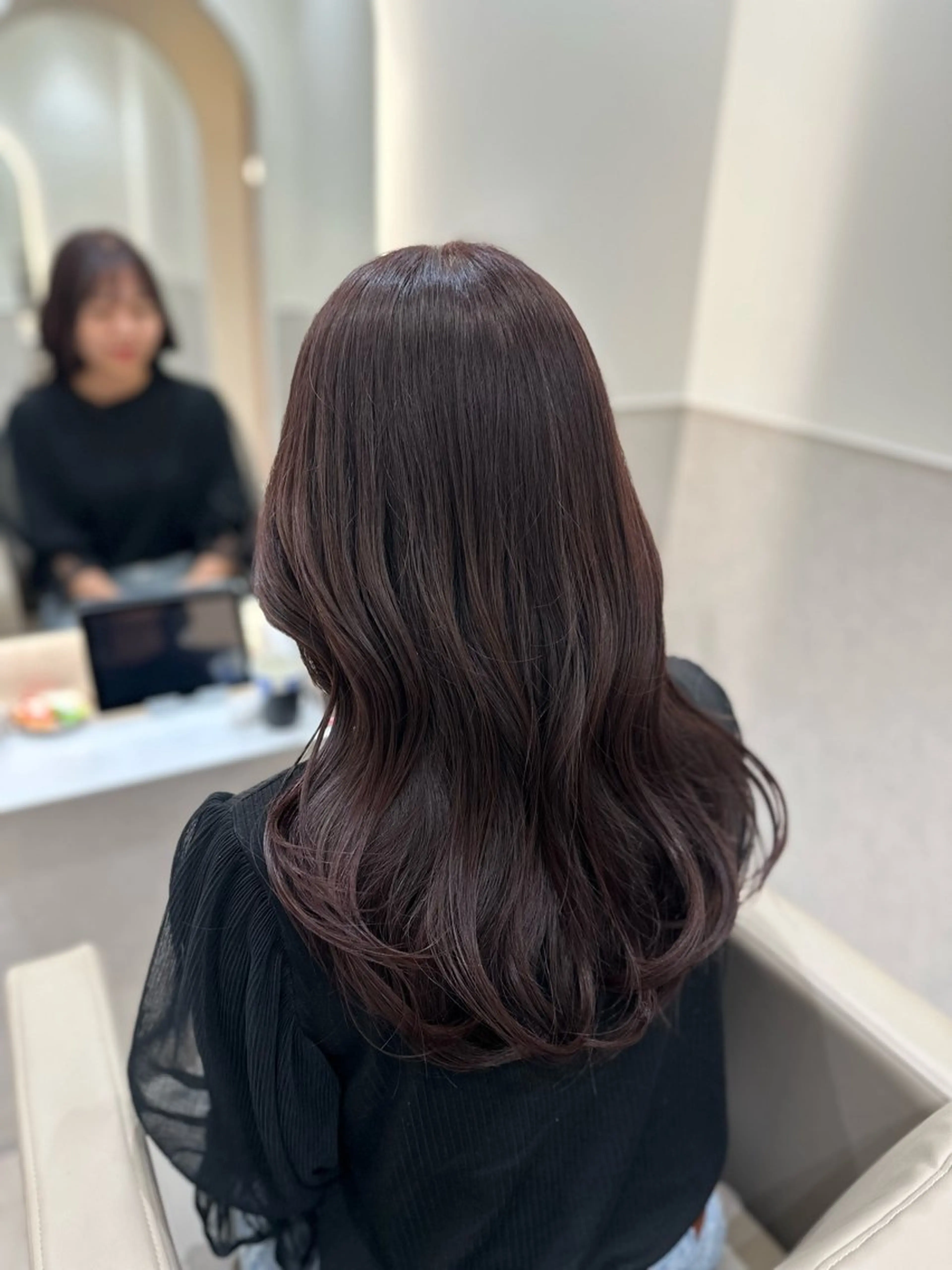 ロング カラー カット ヘアカラー トリートメント Kasumi Zinaのヘアスタイル