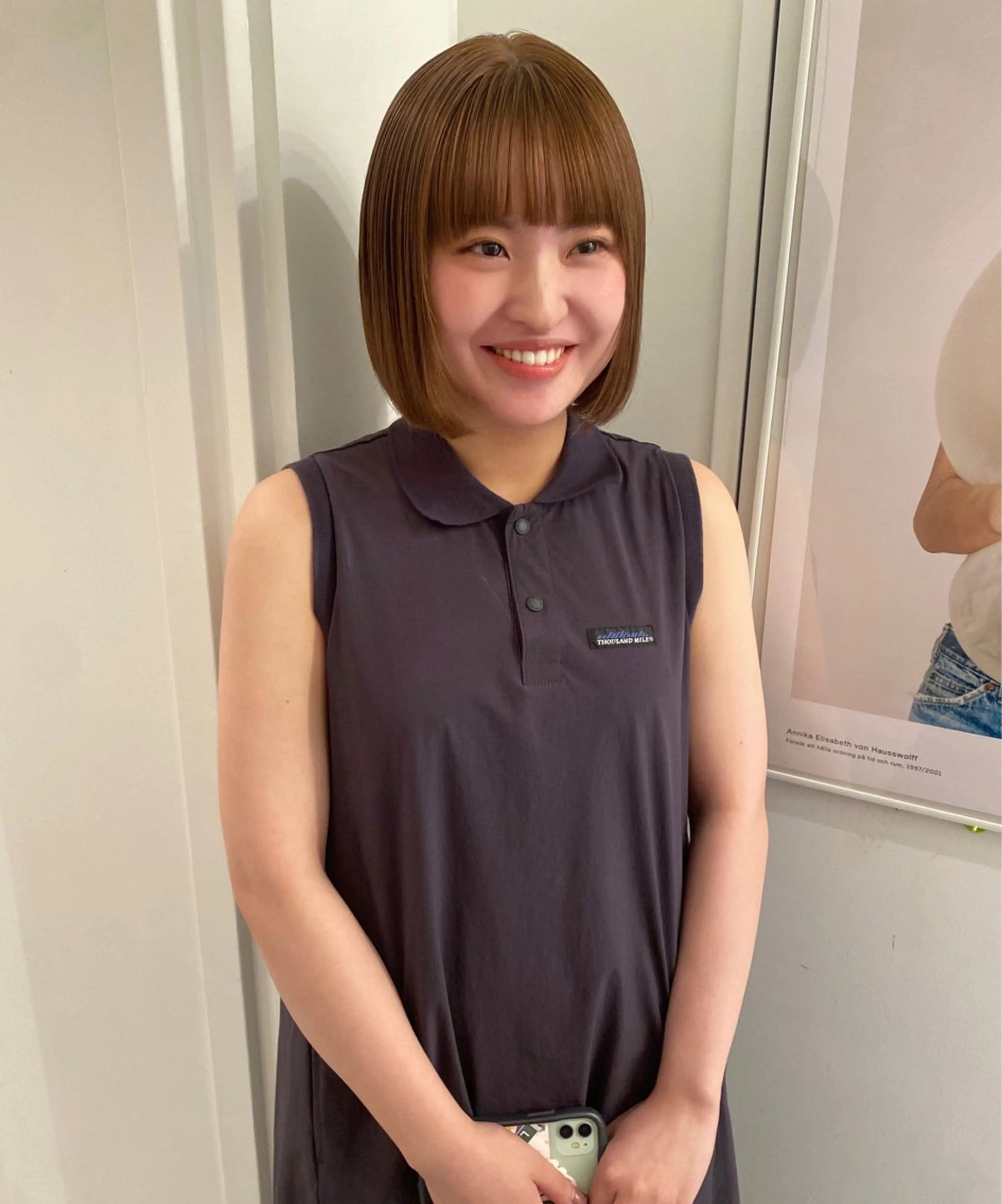 ショート カラー カット riria/ボブ /透明感カラー🎀のヘアスタイル